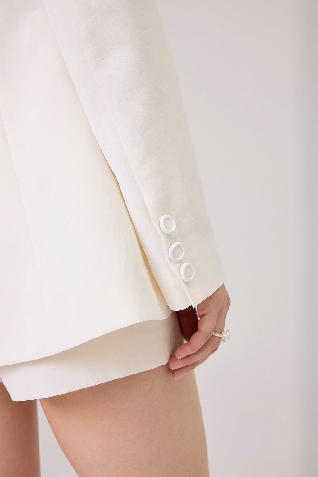Kimhe Kim - Three Button Chloe Jacket (Ivory) product image 5 | TRAB K-Fashion Australia