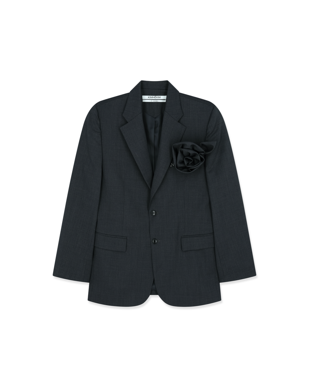 Kimhe Kim - Summer Daniel Striped Jacket (Grey) product image 7 | TRAB K-Fashion Australia