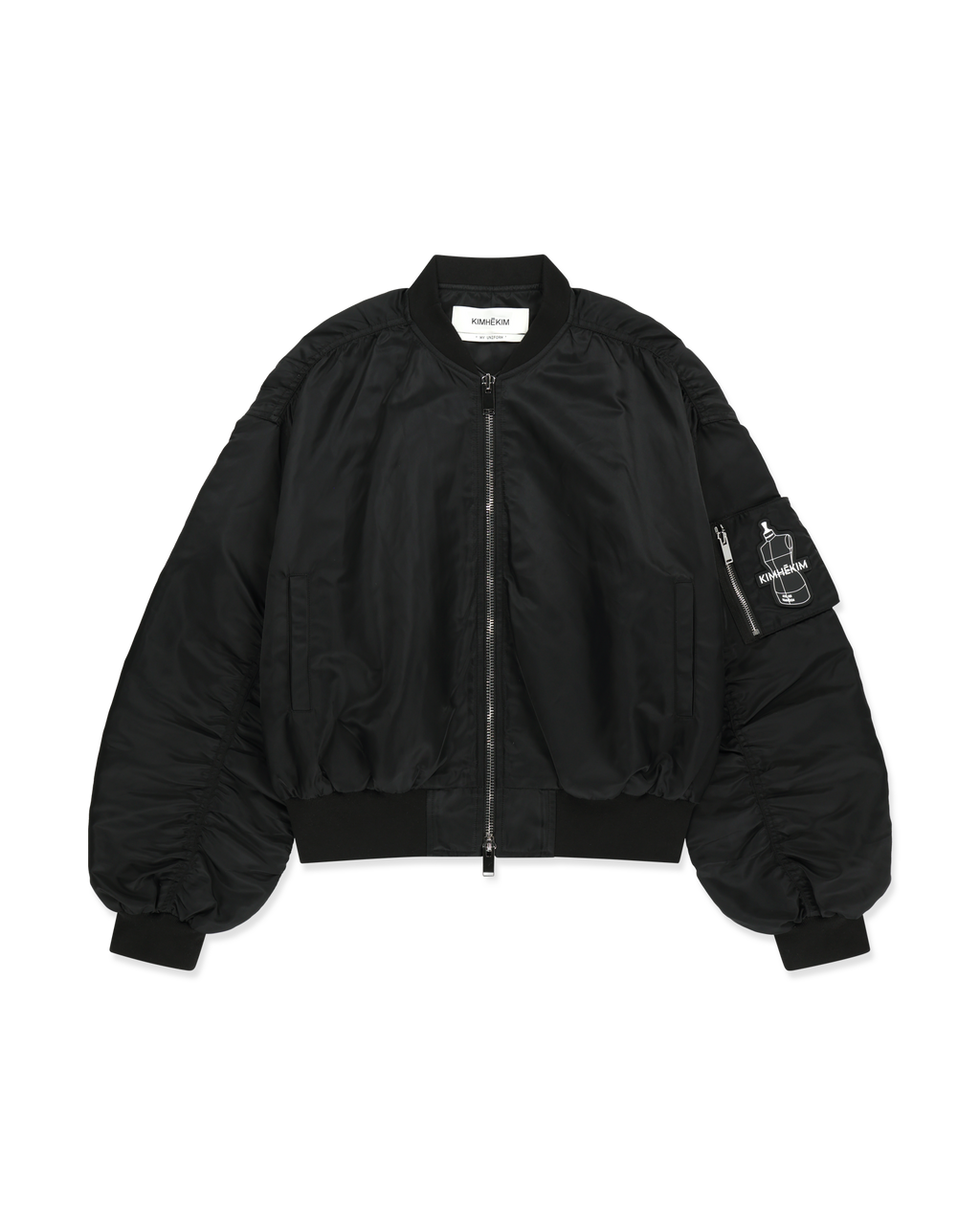 Kimhe Kim - Atelier Kimhekim Bomber Jacket (Black) product image 1 | TRAB K-Fashion Australia