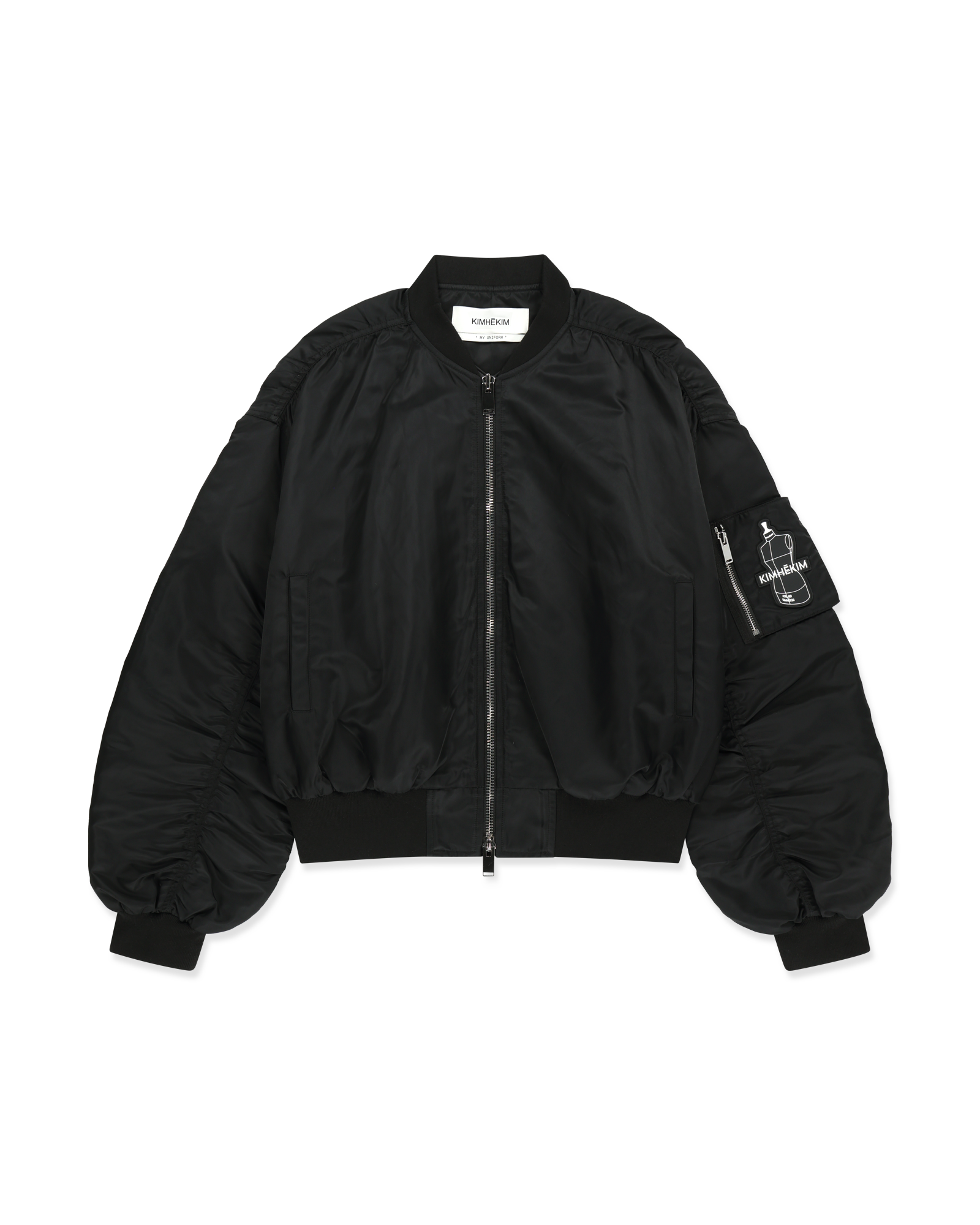 Kimhe Kim - Atelier Kimhekim Bomber Jacket (Black) product image 1 | TRAB K-Fashion Australia