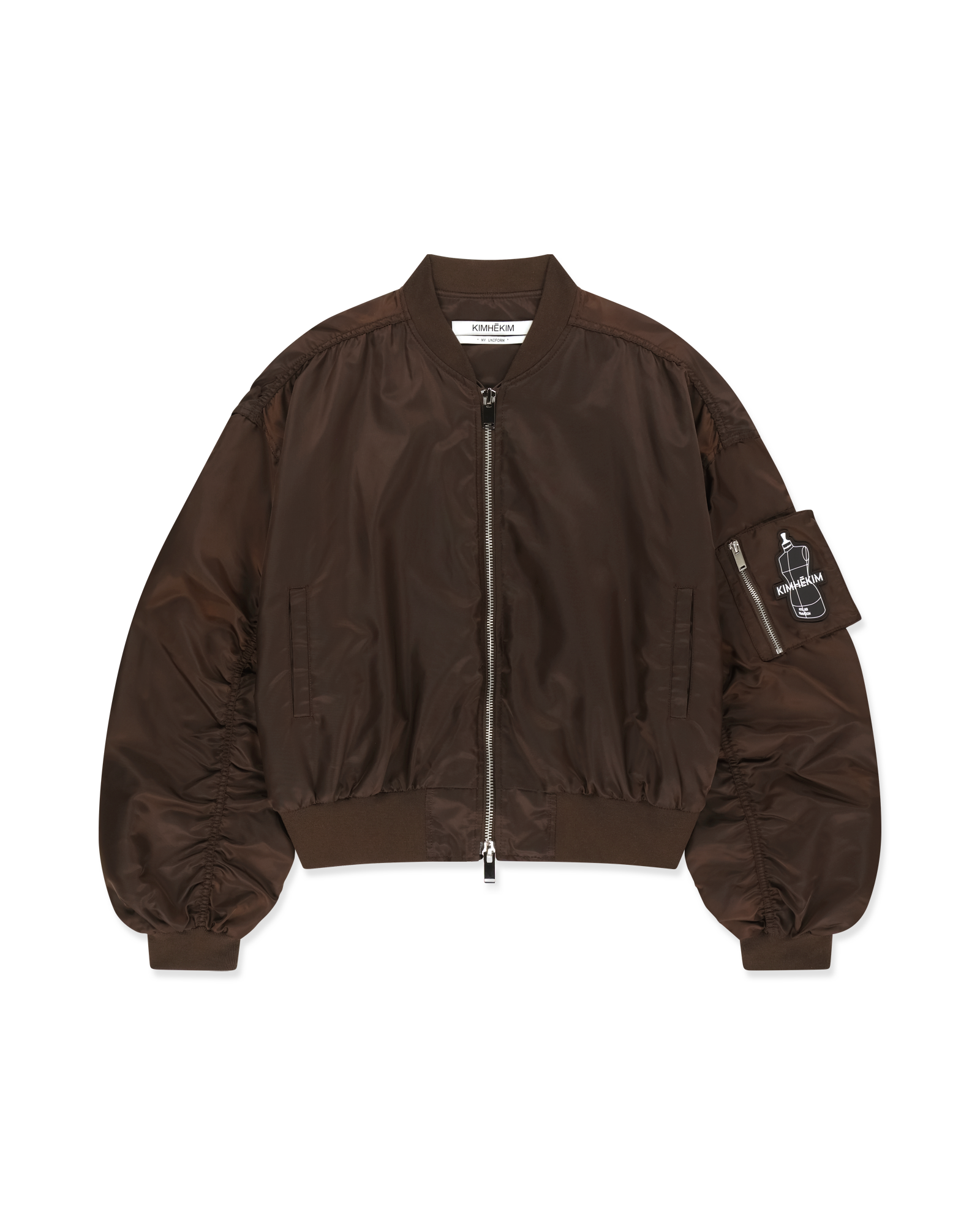 Kimhe Kim - Atelier Kimhekim Bomber Jacket (Brown) product image 6 | TRAB K-Fashion Australia
