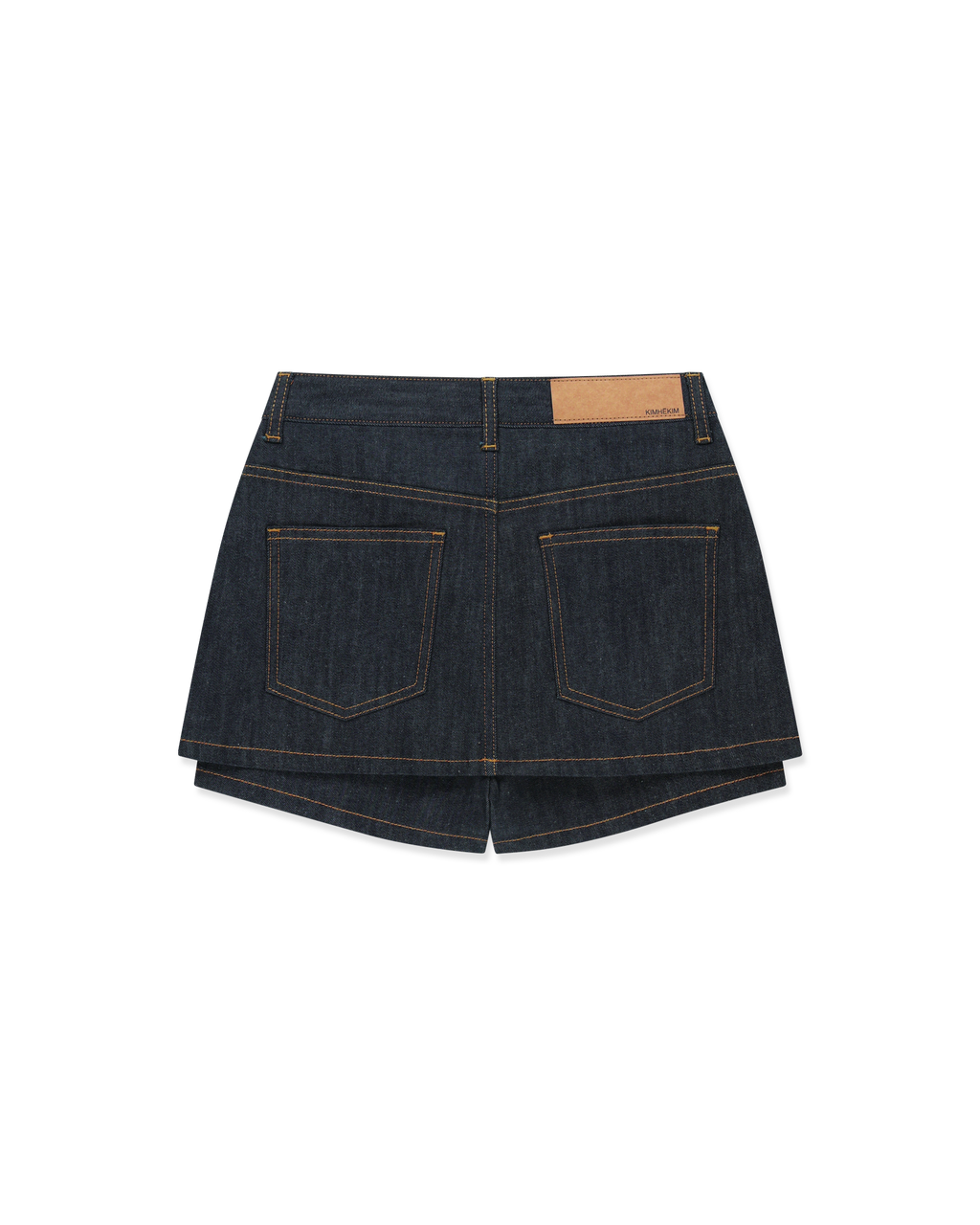 Kimhe Kim - Denim Layered Skirt Short (Blue) product image 6 | TRAB K-Fashion Australia
