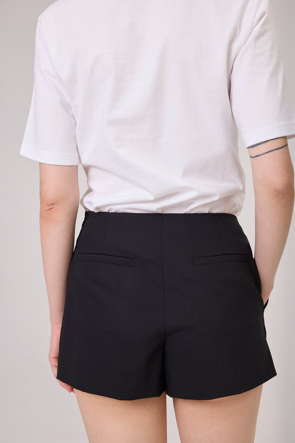 Kimhe Kim - Venus Short Wrap Pants (Black) product image 2 | TRAB K-Fashion Australia