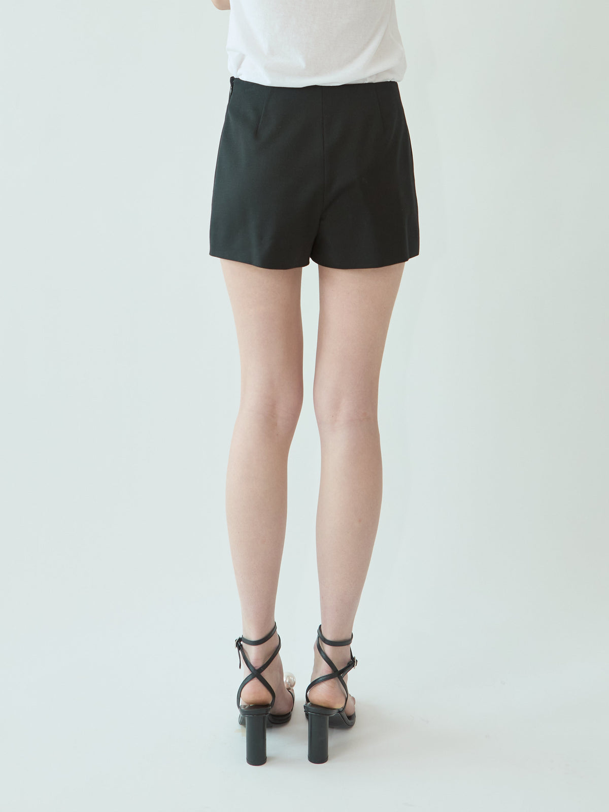 Kimhe Kim - Venus Short Wrap Pants (Black) product image 4 | TRAB K-Fashion Australia