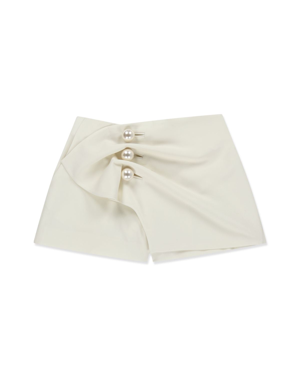 Kimhe Kim - Venus Short Wrap Pants (Ivory) product image 5 | TRAB K-Fashion Australia