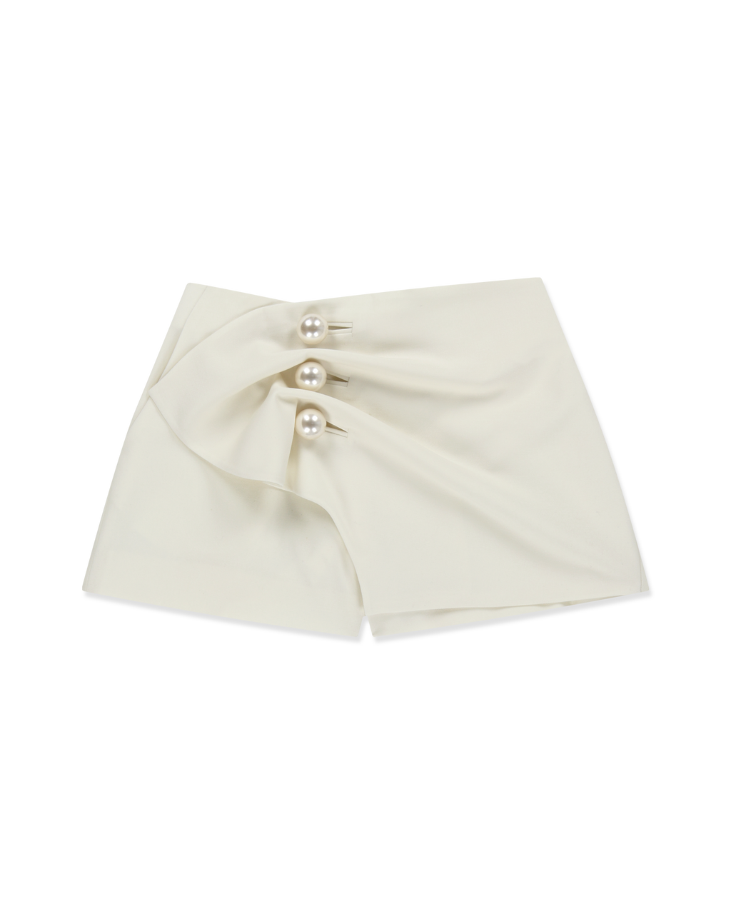 Kimhe Kim - Venus Short Wrap Pants (Ivory) product image 7 | TRAB K-Fashion Australia