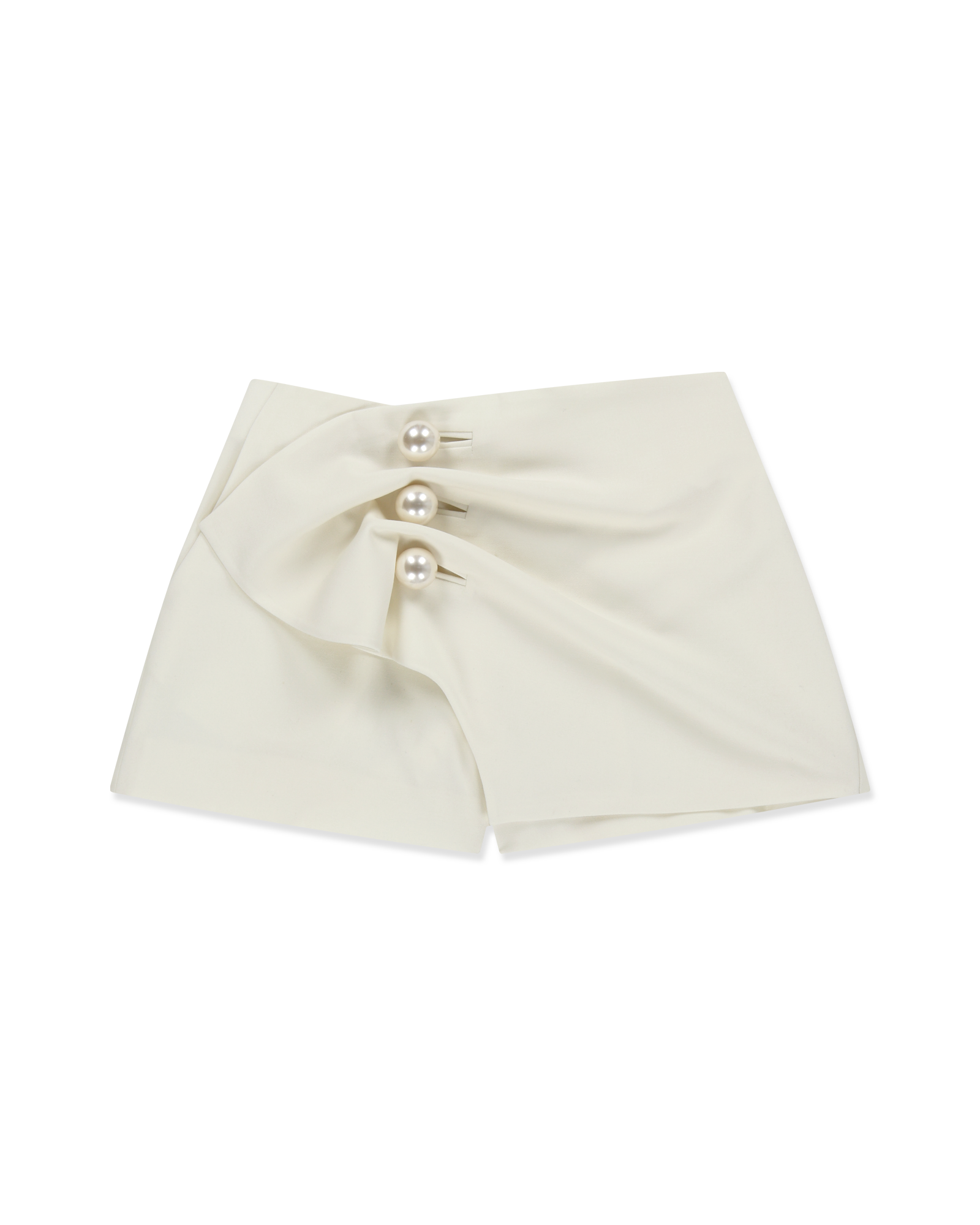 Kimhe Kim - Venus Short Wrap Pants (Ivory) product image 7 | TRAB K-Fashion Australia