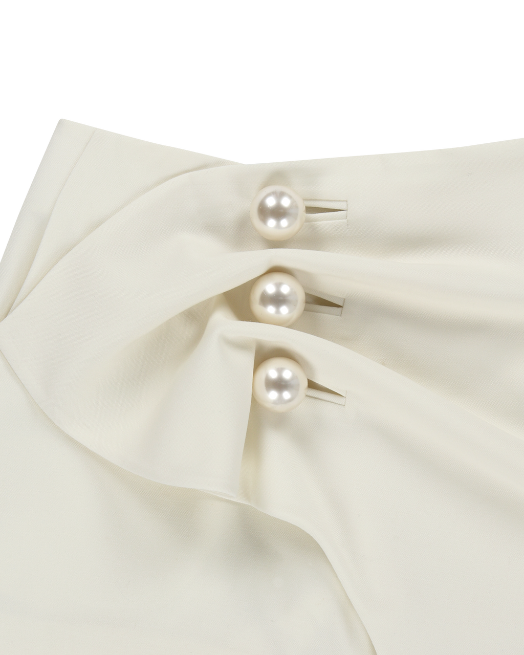 Kimhe Kim - Venus Short Wrap Pants (Ivory) product image 9 | TRAB K-Fashion Australia