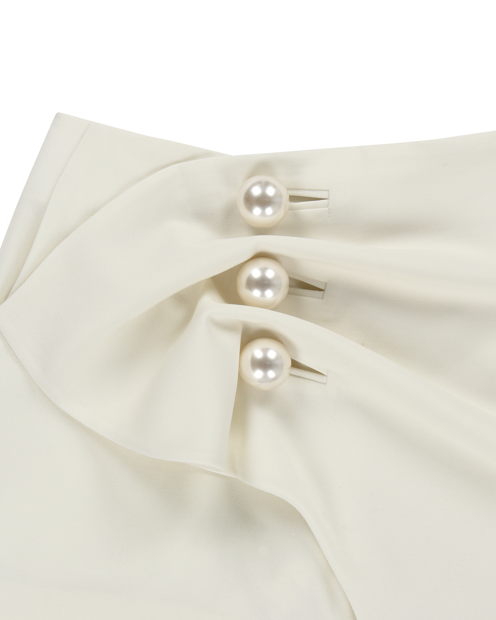 Kimhe Kim - Venus Short Wrap Pants (Ivory) product image 9 | TRAB K-Fashion Australia