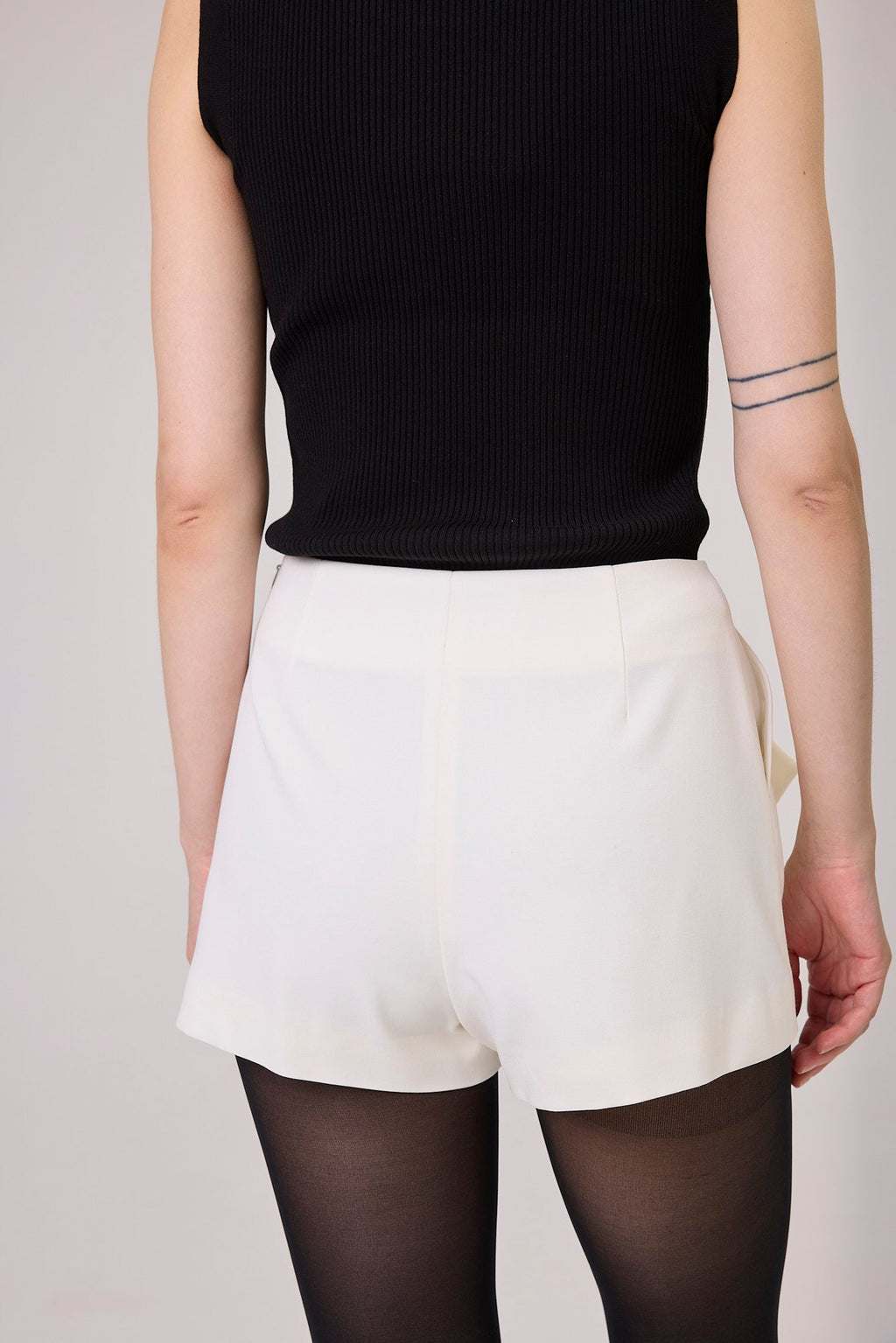 Kimhe Kim - Venus Short Wrap Pants (Ivory) product image 6 | TRAB K-Fashion Australia