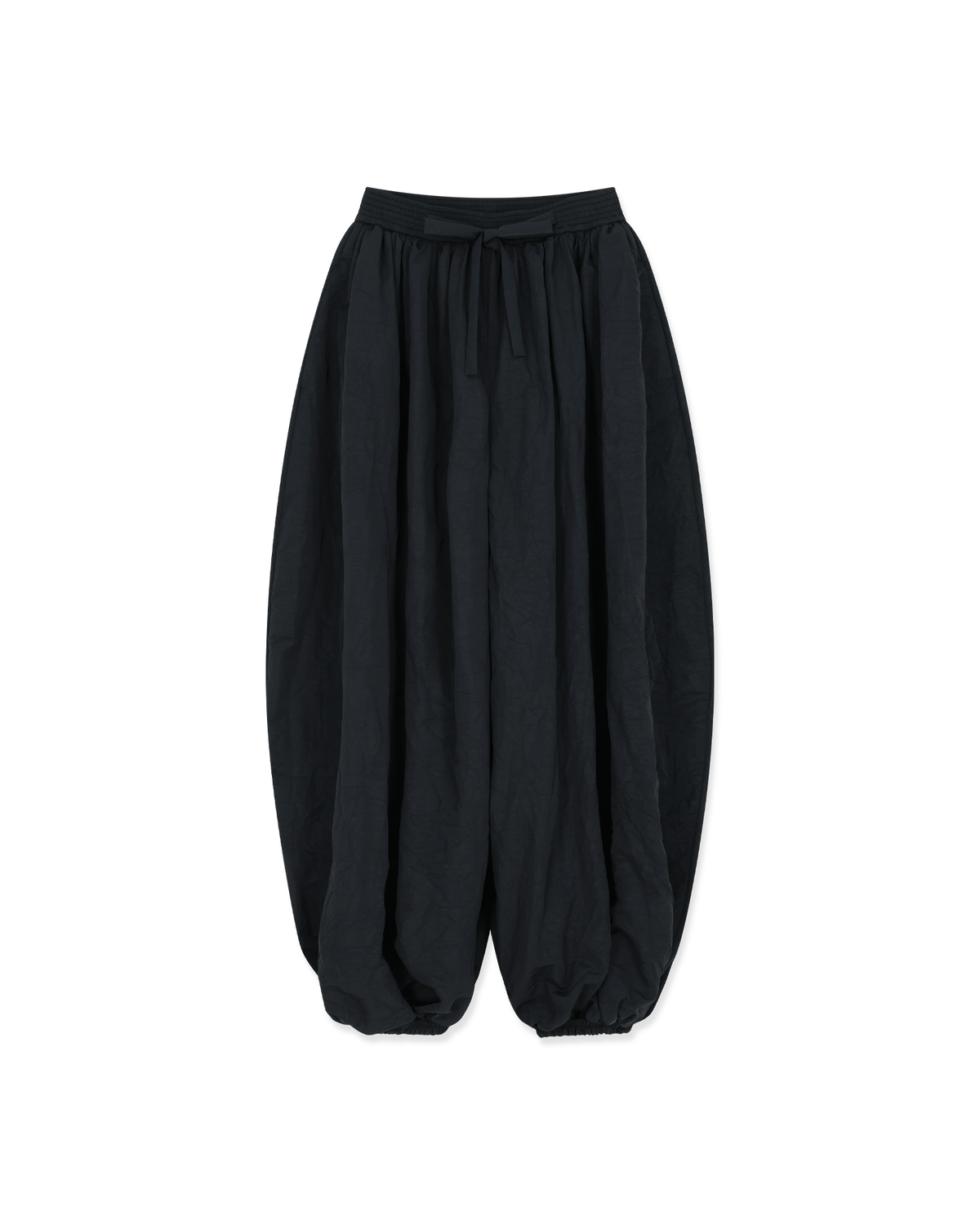 Kimhe Kim - Wrinkled Balloon Pants (Black) product image 6 | TRAB K-Fashion Australia