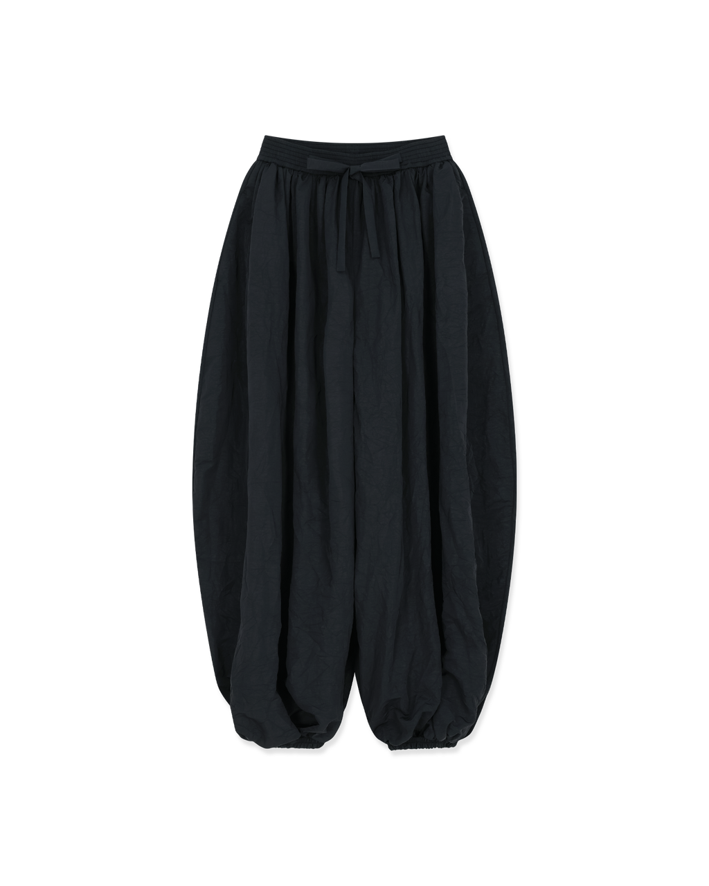 Kimhe Kim - Wrinkled Balloon Pants (Black) product image 6 | TRAB K-Fashion Australia