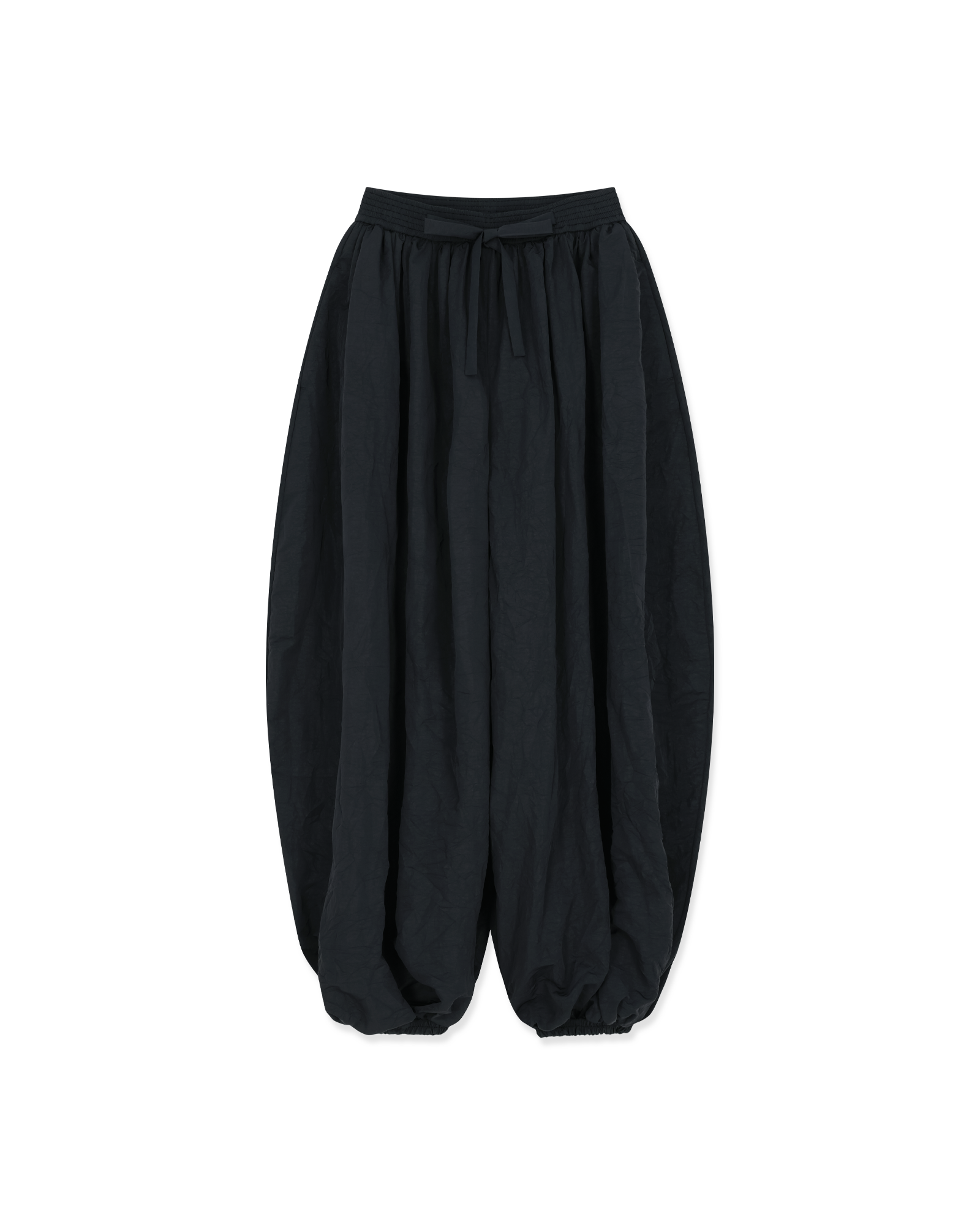 Kimhe Kim - Wrinkled Balloon Pants (Black) product image 6 | TRAB K-Fashion Australia