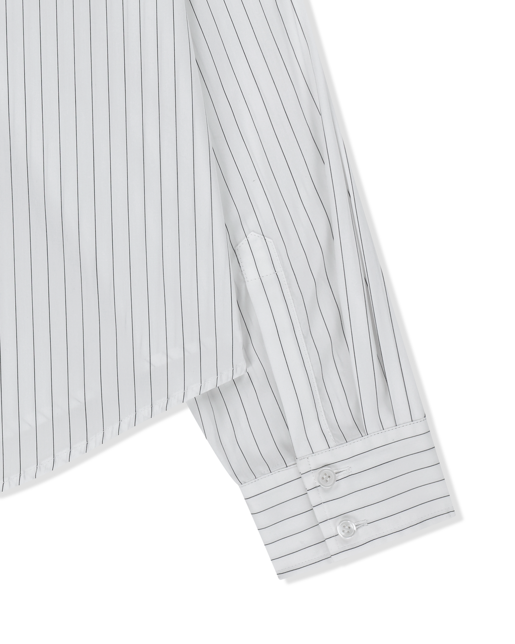Kimhe Kim - Rose Embellished Striped Shirt (White) product image 13 | TRAB K-Fashion Australia