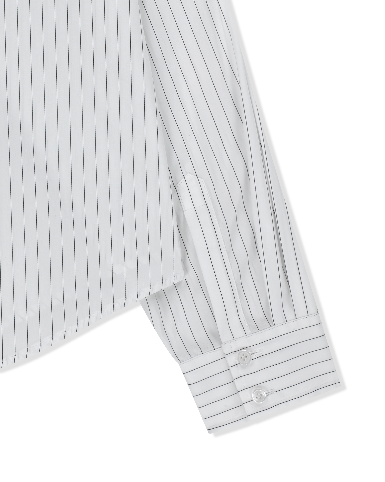 Kimhe Kim - Rose Embellished Striped Shirt (White) product image 13 | TRAB K-Fashion Australia