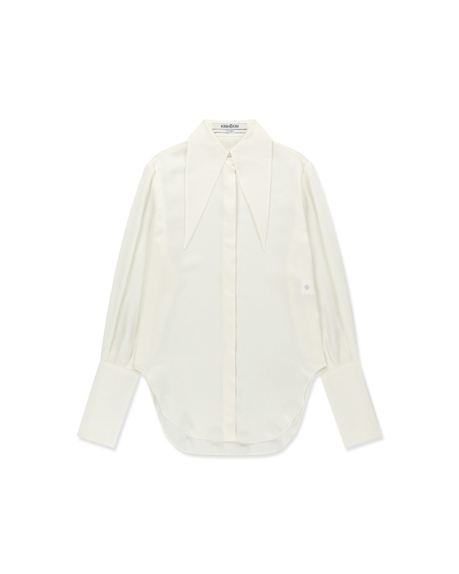 Kimhe Kim - Satin Elf Shirt (Ivory) product image 11 | TRAB K-Fashion Australia