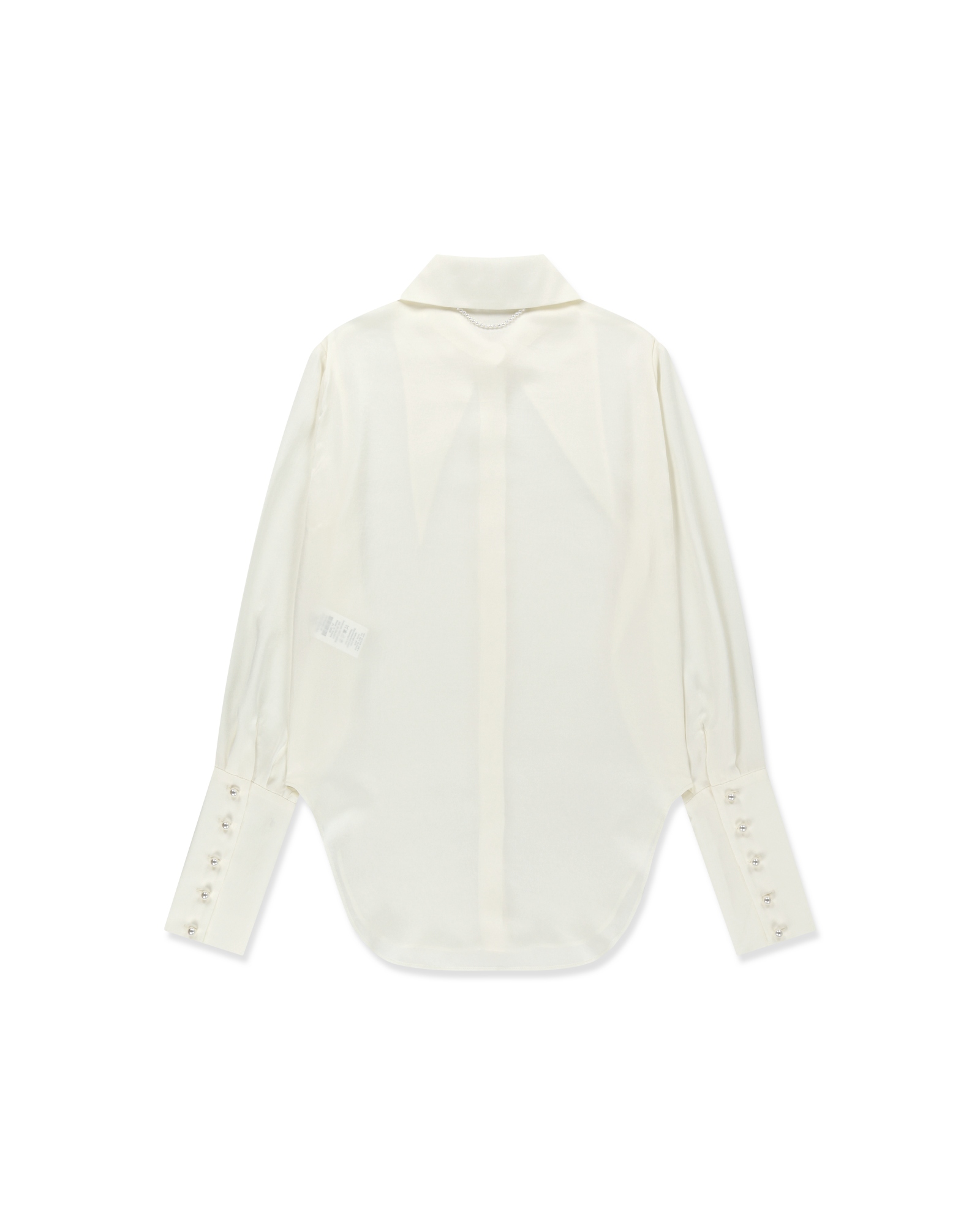 Kimhe Kim - Satin Elf Shirt (Ivory) product image 12 | TRAB K-Fashion Australia