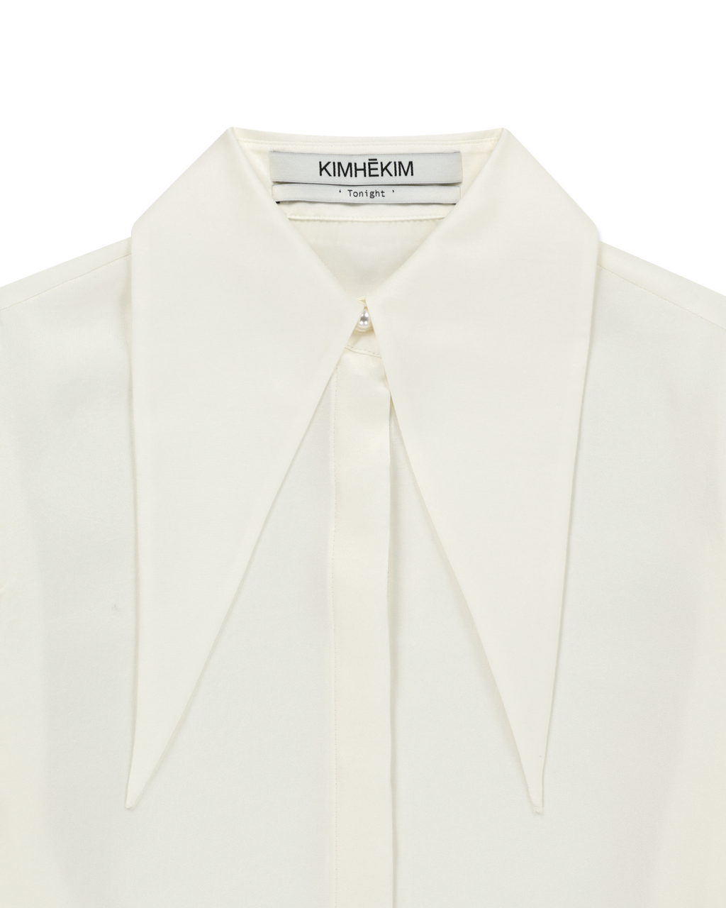 Kimhe Kim - Satin Elf Shirt (Ivory) product image 13 | TRAB K-Fashion Australia