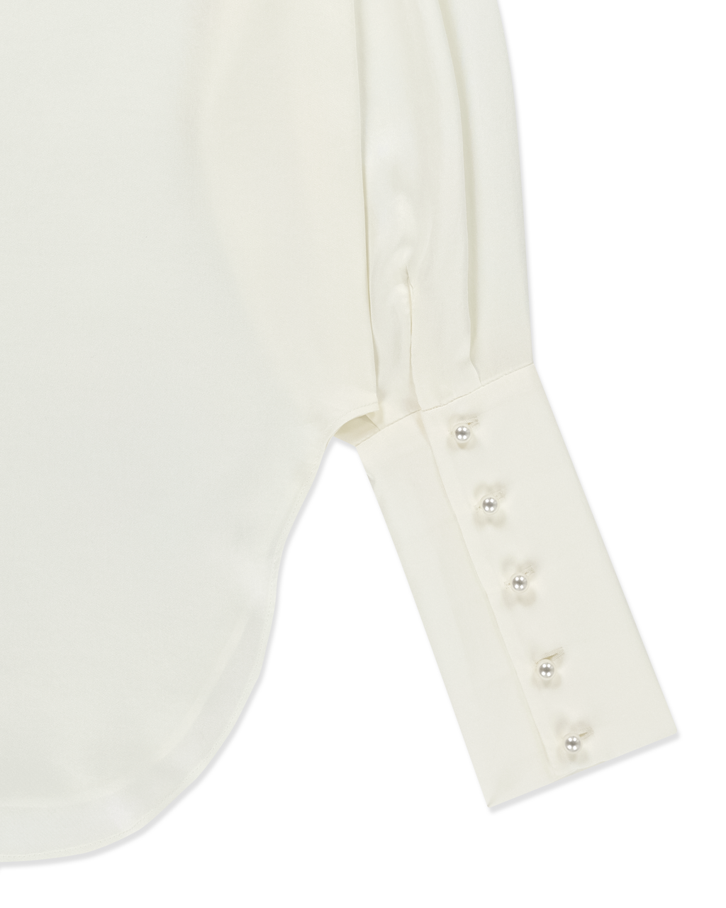 Kimhe Kim - Satin Elf Shirt (Ivory) product image 14 | TRAB K-Fashion Australia