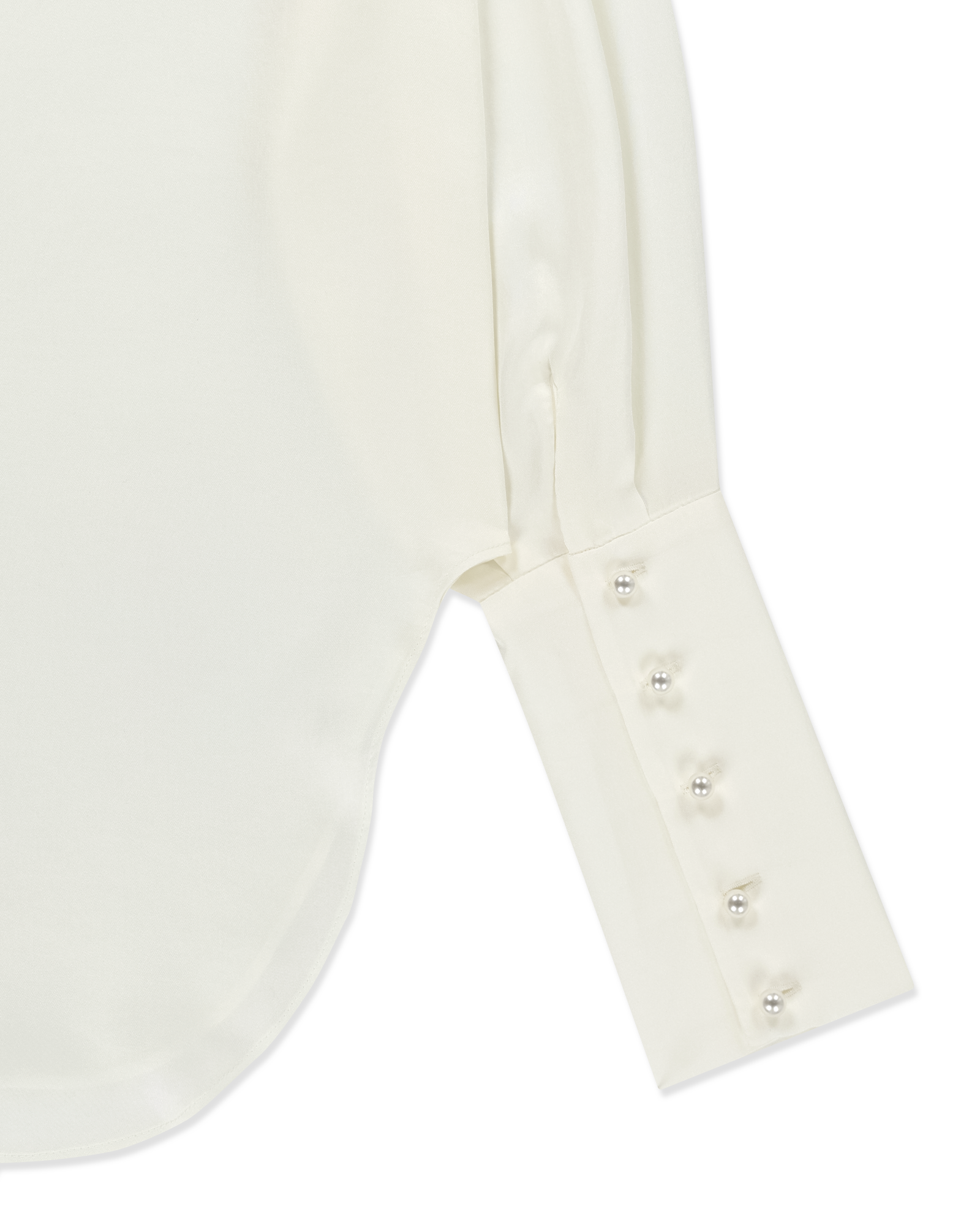 Kimhe Kim - Satin Elf Shirt (Ivory) product image 14 | TRAB K-Fashion Australia