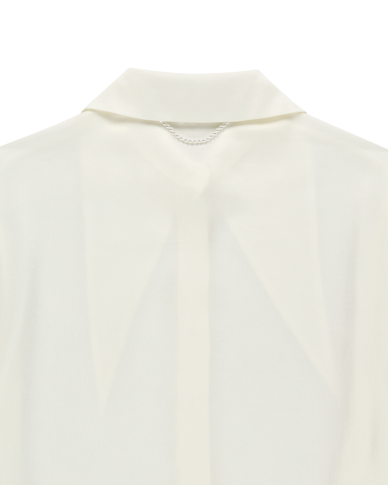 Kimhe Kim - Satin Elf Shirt (Ivory) product image 15 | TRAB K-Fashion Australia