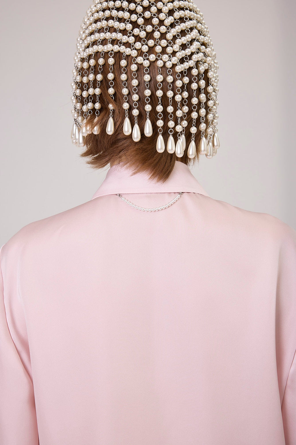 Kimhe Kim - Satin Elf Shirt (Pink) product image 3 | TRAB K-Fashion Australia