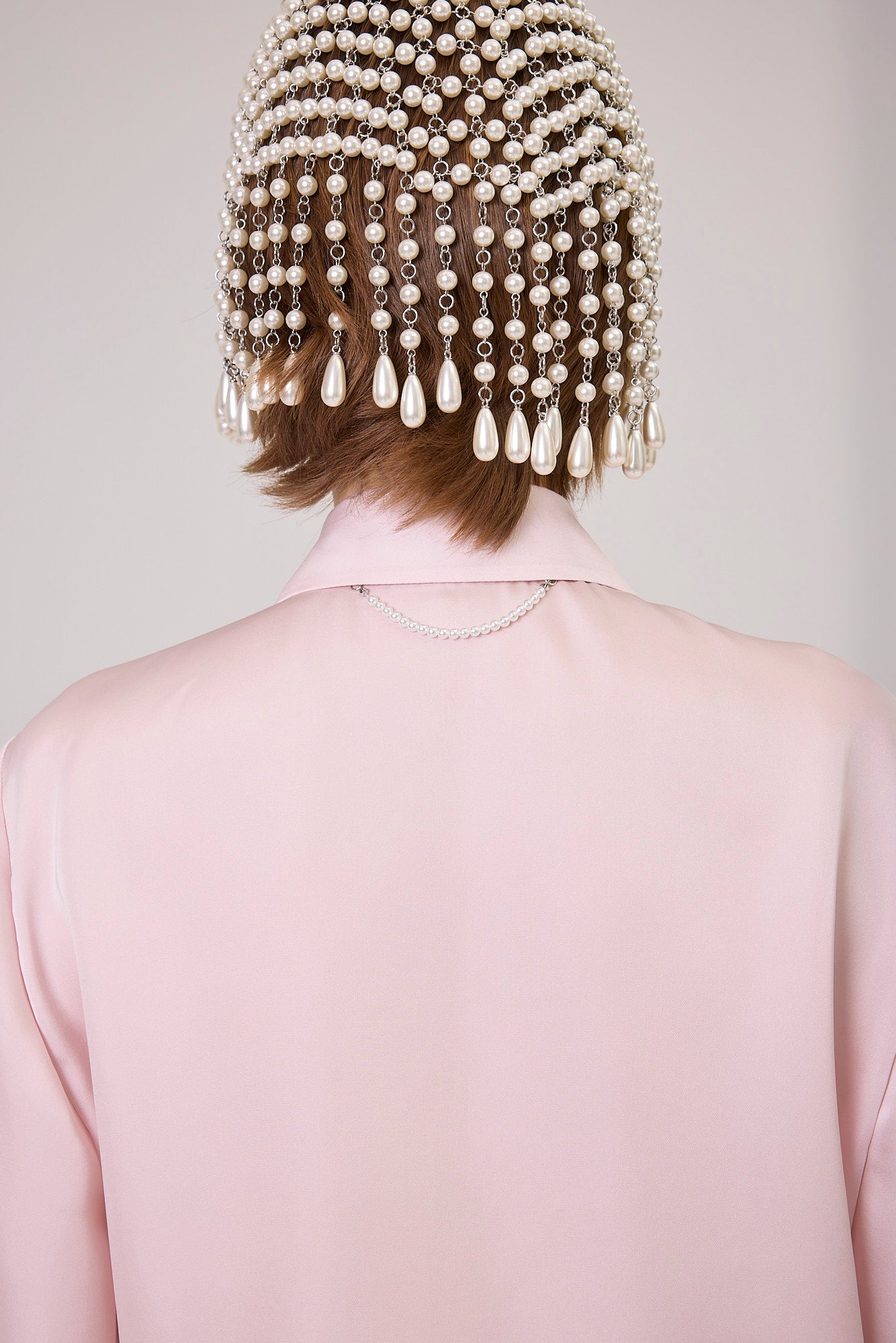Kimhe Kim - Satin Elf Shirt (Pink) product image 3 | TRAB K-Fashion Australia