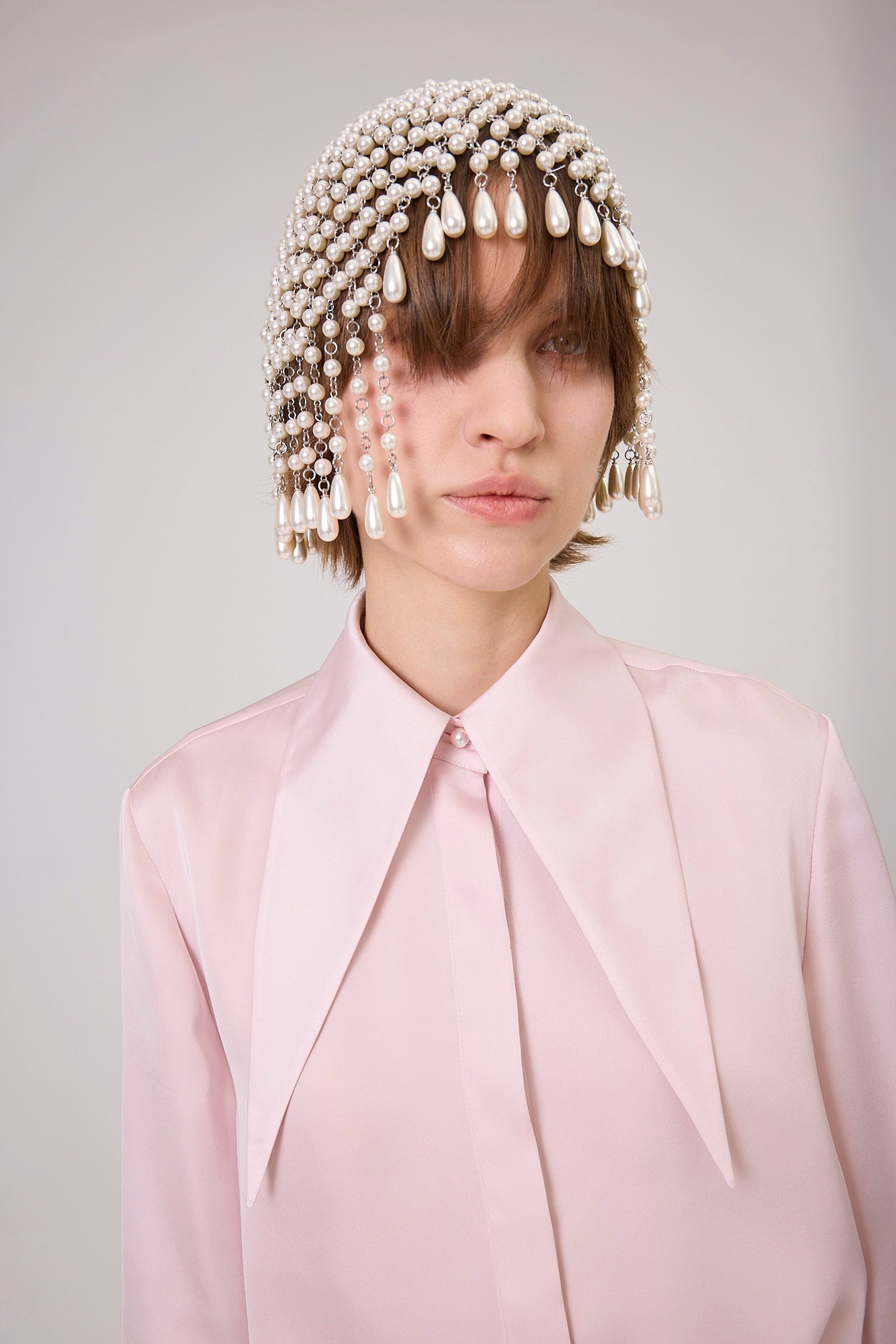 Kimhe Kim - Satin Elf Shirt (Pink) product image 4 | TRAB K-Fashion Australia