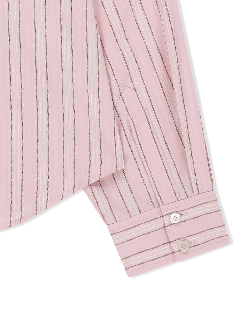 Kimhe Kim - Rose Embroidered Striped Shirt (Pink) product image 8 | TRAB K-Fashion Australia