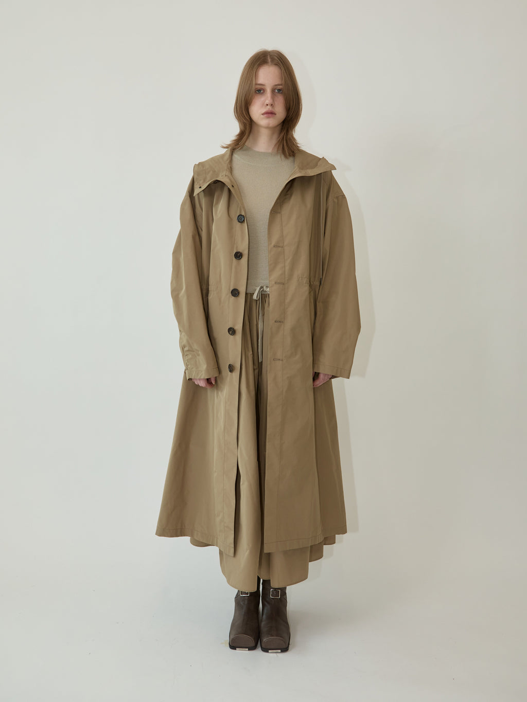 Kimhe Kim - Amelie Trench Coat (Brown) product image 1 | TRAB K-Fashion Australia