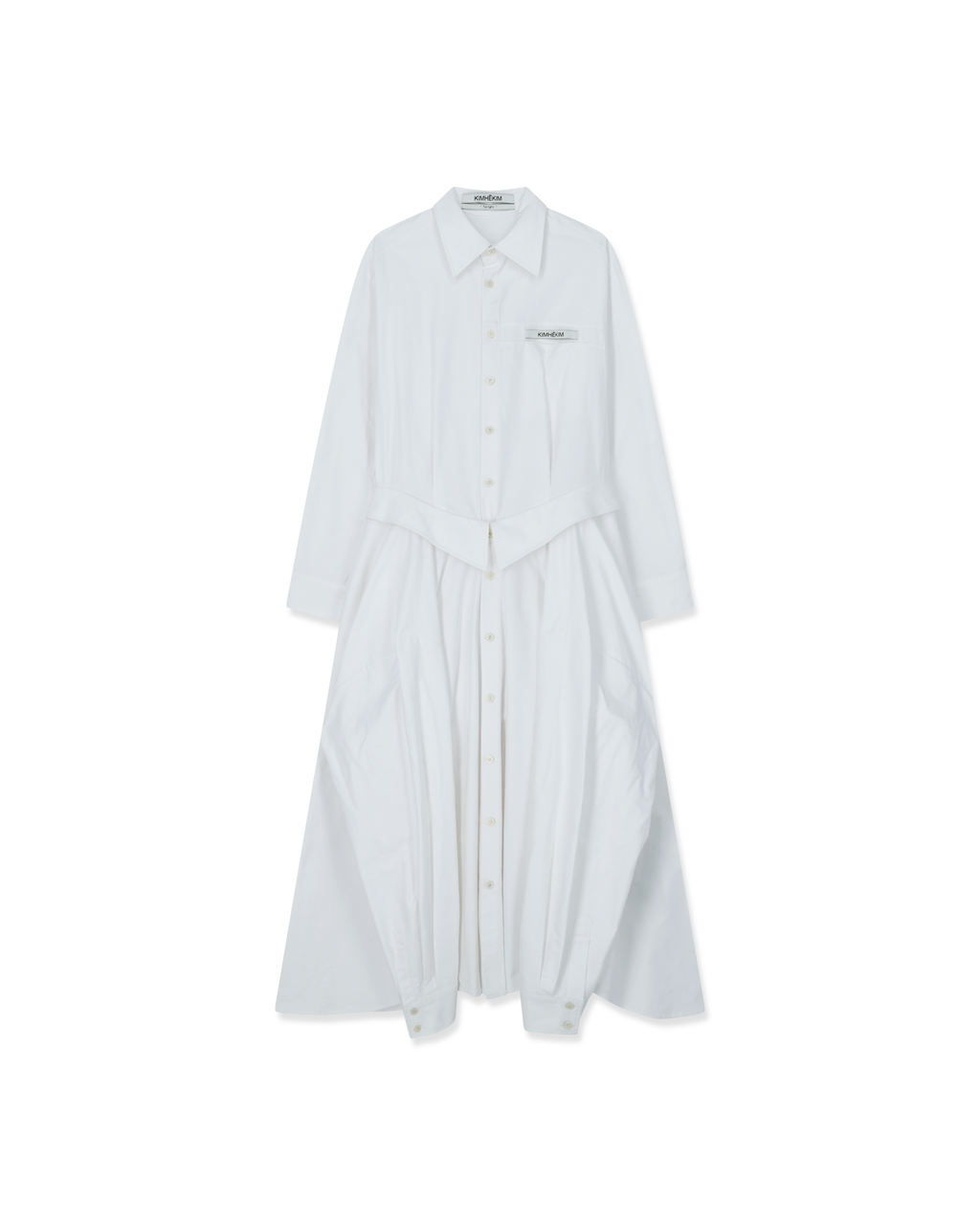 Kimhe Kim - Freja Shirt Dress (White) product image 5 | TRAB K-Fashion Australia