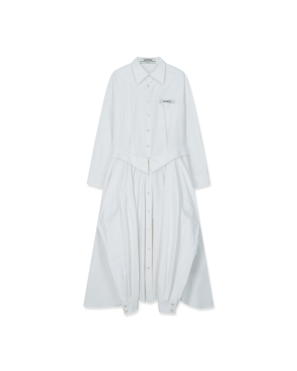 Kimhe Kim - Freja Shirt Dress (White) product image 5 | TRAB K-Fashion Australia