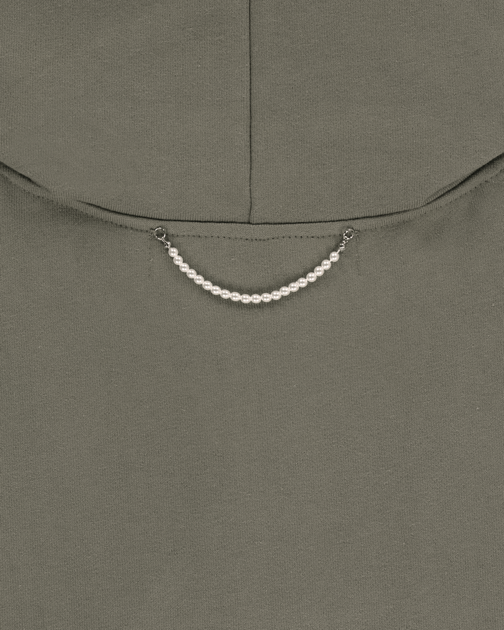 Kimhe Kim - Ash Button Zip-Up Hoodie (Khaki) product image 10 | TRAB K-Fashion Australia