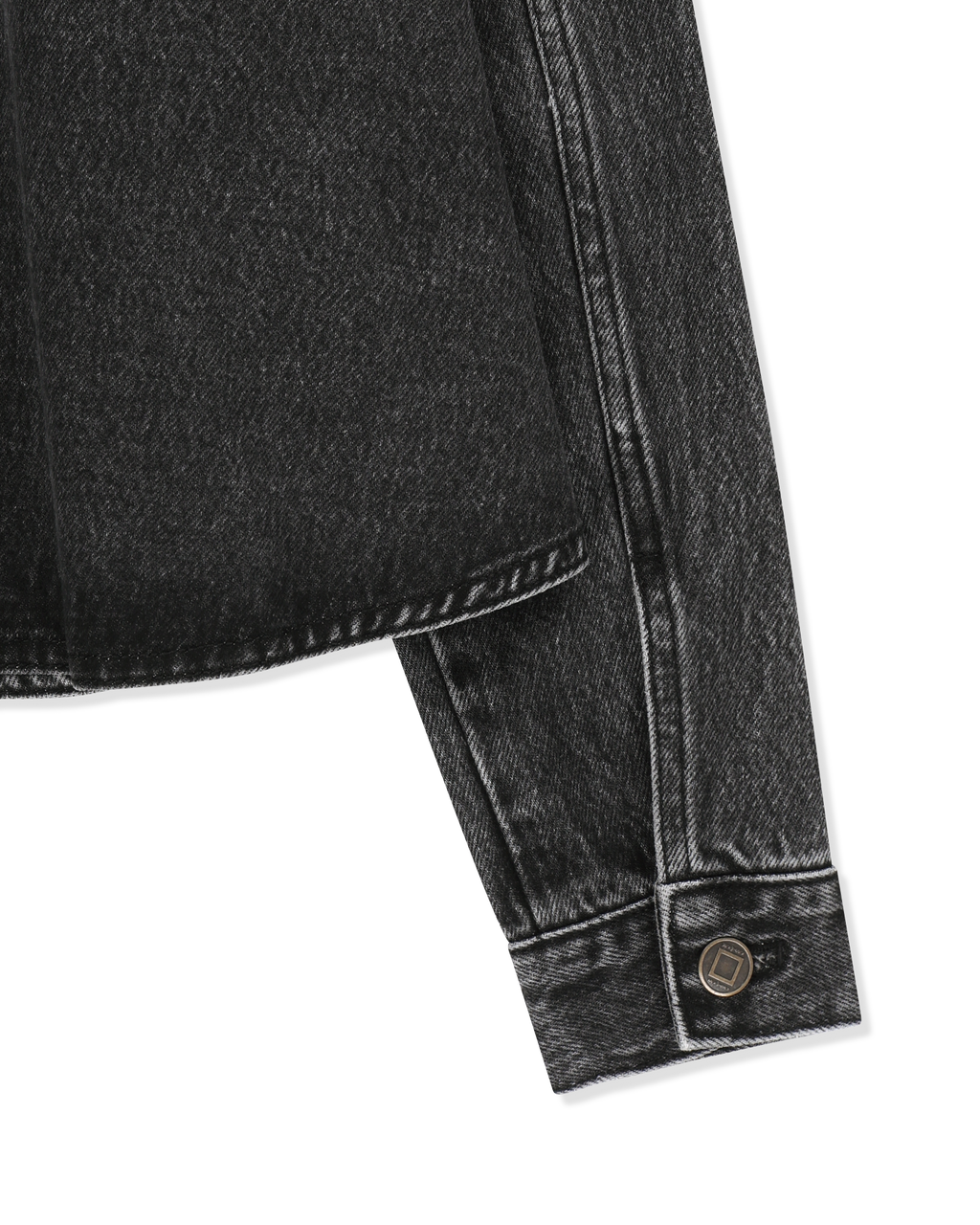 Kimhe Kim - Julia Shirring Denim Jacket (Black) product image 10 | TRAB K-Fashion Australia