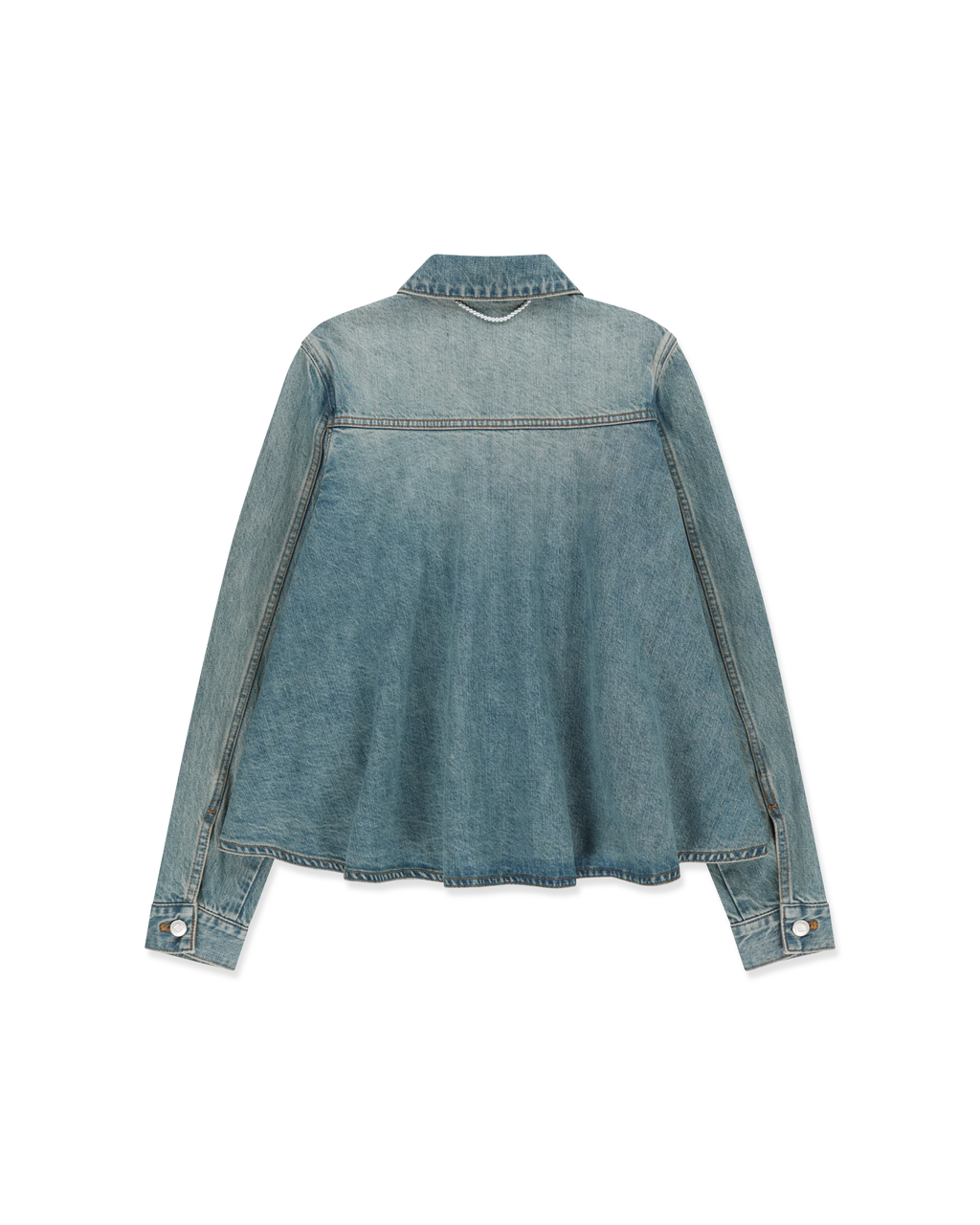 Kimhe Kim - Julia Shirring Denim Jacket (Blue) product image 7 | TRAB K-Fashion Australia