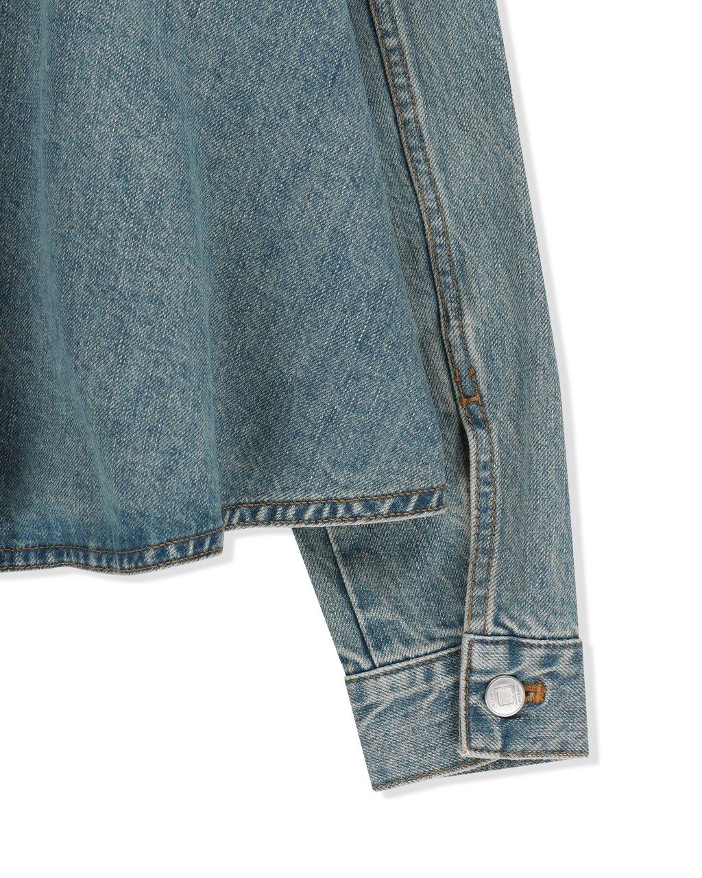 Kimhe Kim - Julia Shirring Denim Jacket (Blue) product image 10 | TRAB K-Fashion Australia