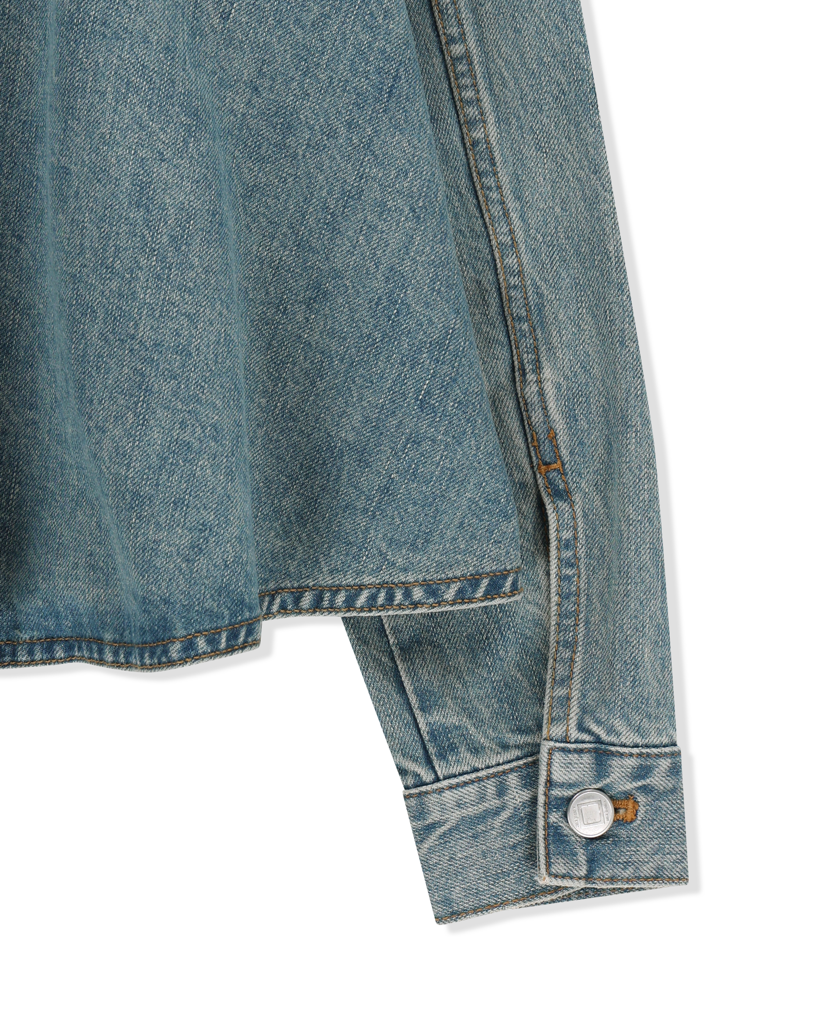 Kimhe Kim - Julia Shirring Denim Jacket (Blue) product image 10 | TRAB K-Fashion Australia