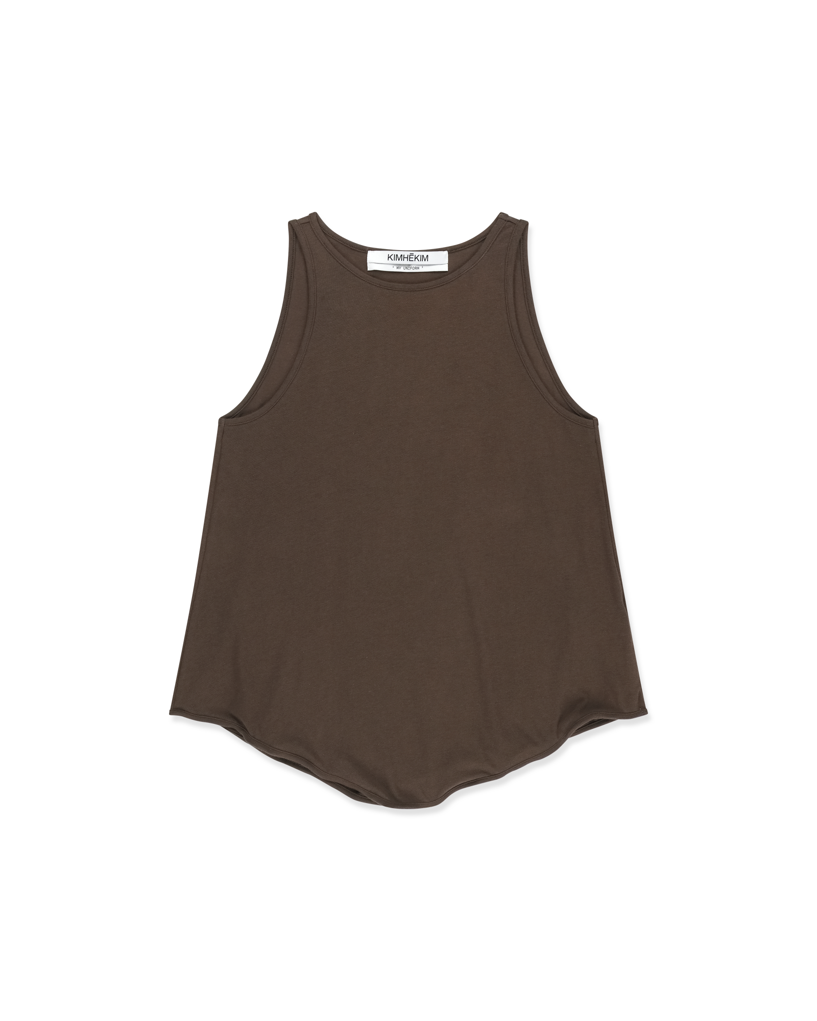 Kimhe Kim - Julia Layered Sleeveless Top (Brown) product image 5 | TRAB K-Fashion Australia