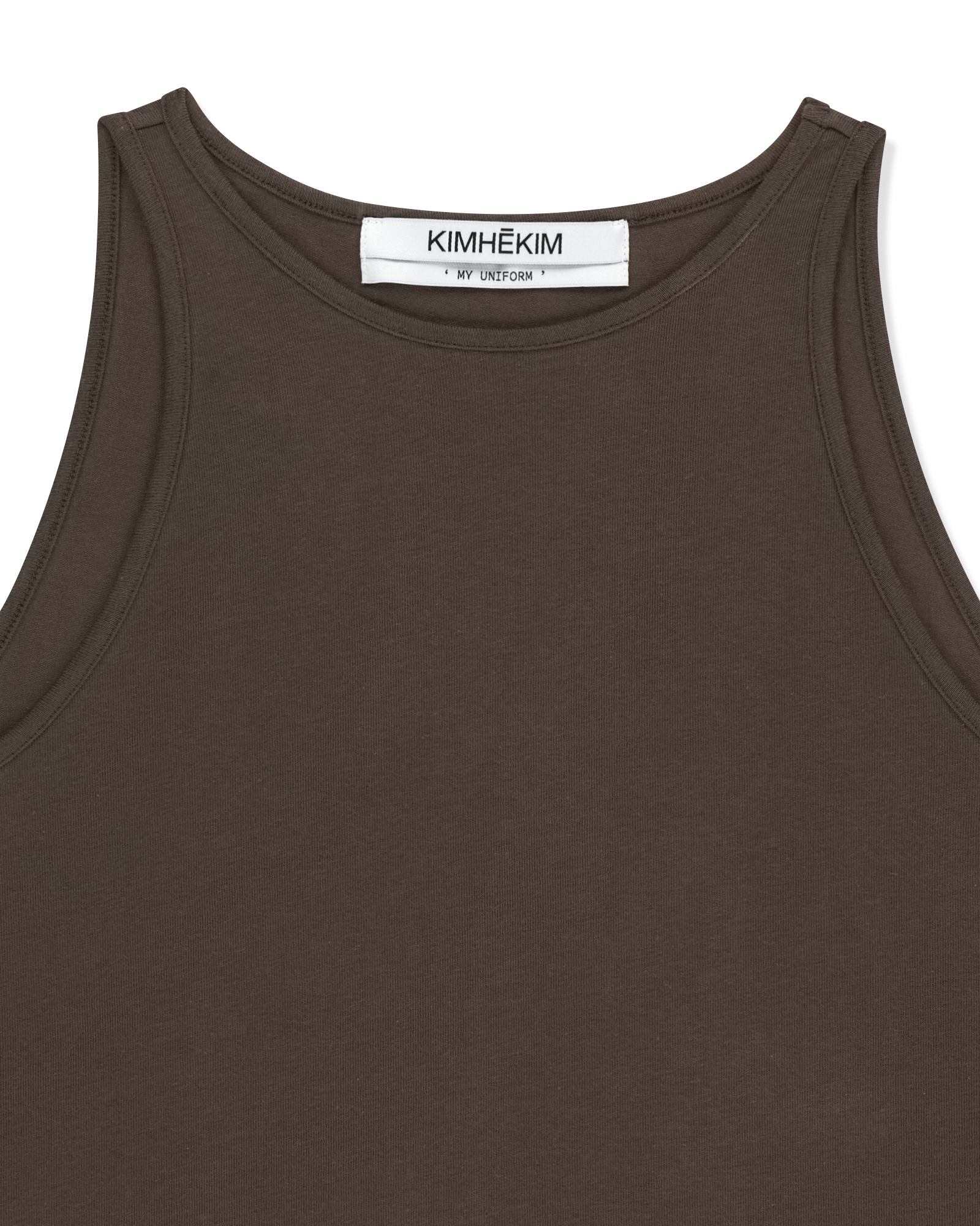 Kimhe Kim - Julia Layered Sleeveless Top (Brown) product image 7 | TRAB K-Fashion Australia
