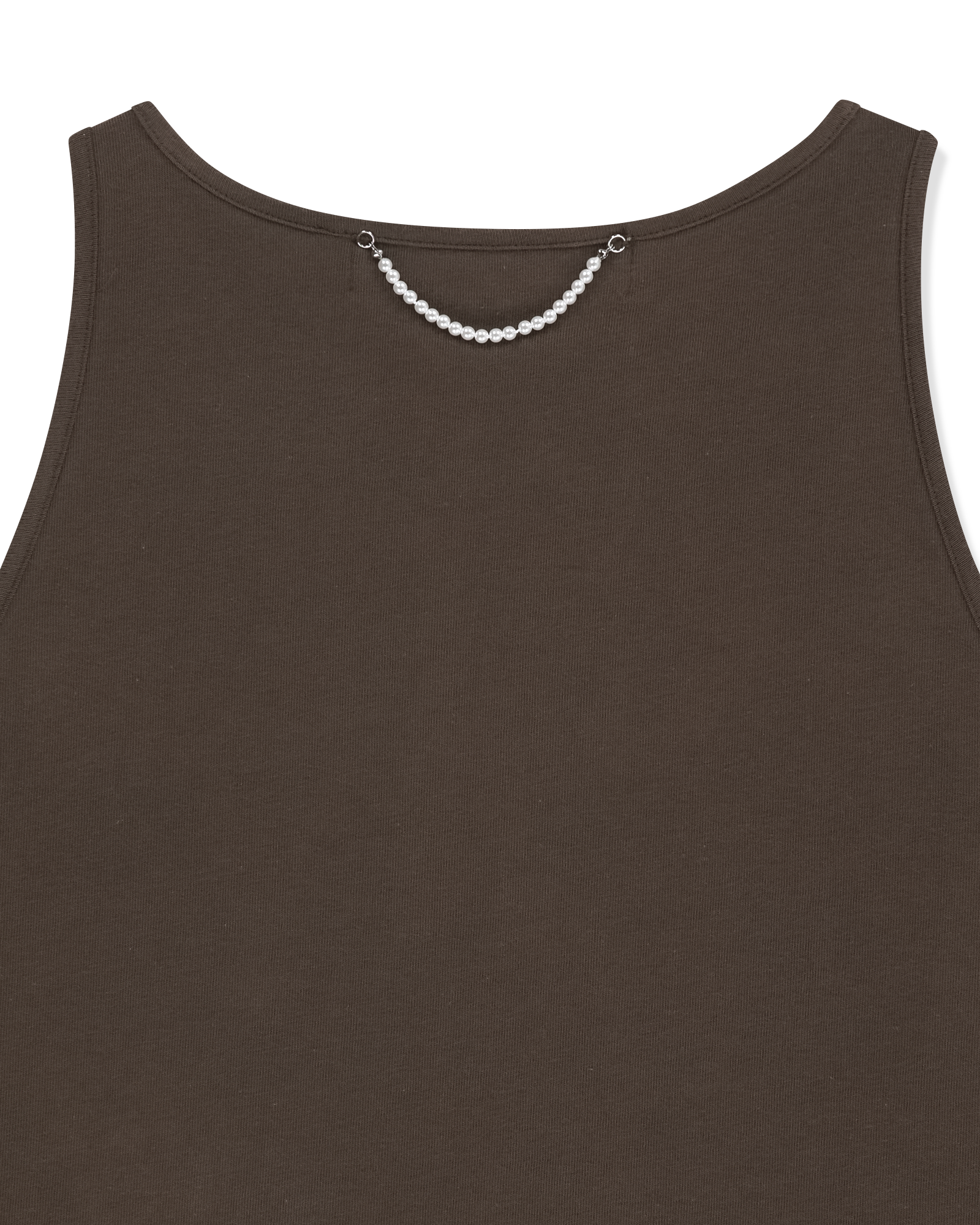 Kimhe Kim - Julia Layered Sleeveless Top (Brown) product image 9 | TRAB K-Fashion Australia
