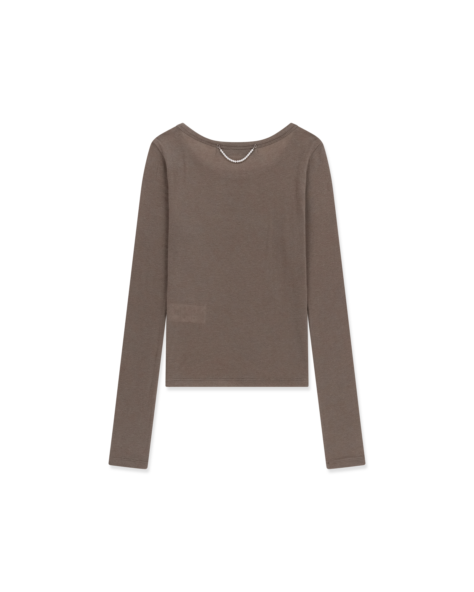 Kimhe Kim - Julia Layered Long Sleeve (Brown) product image 7 | TRAB K-Fashion Australia