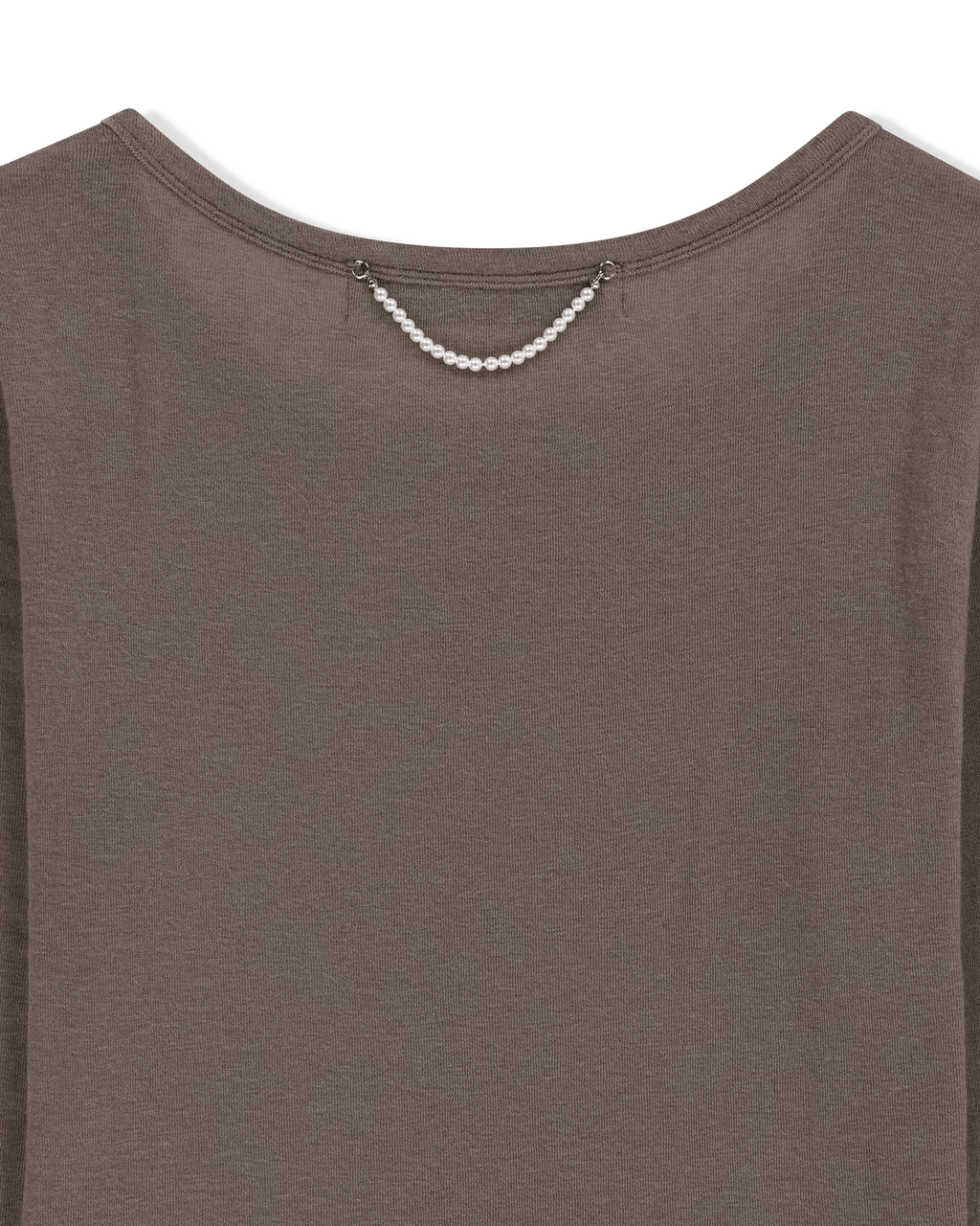 Kimhe Kim - Julia Layered Long Sleeve (Brown) product image 10 | TRAB K-Fashion Australia