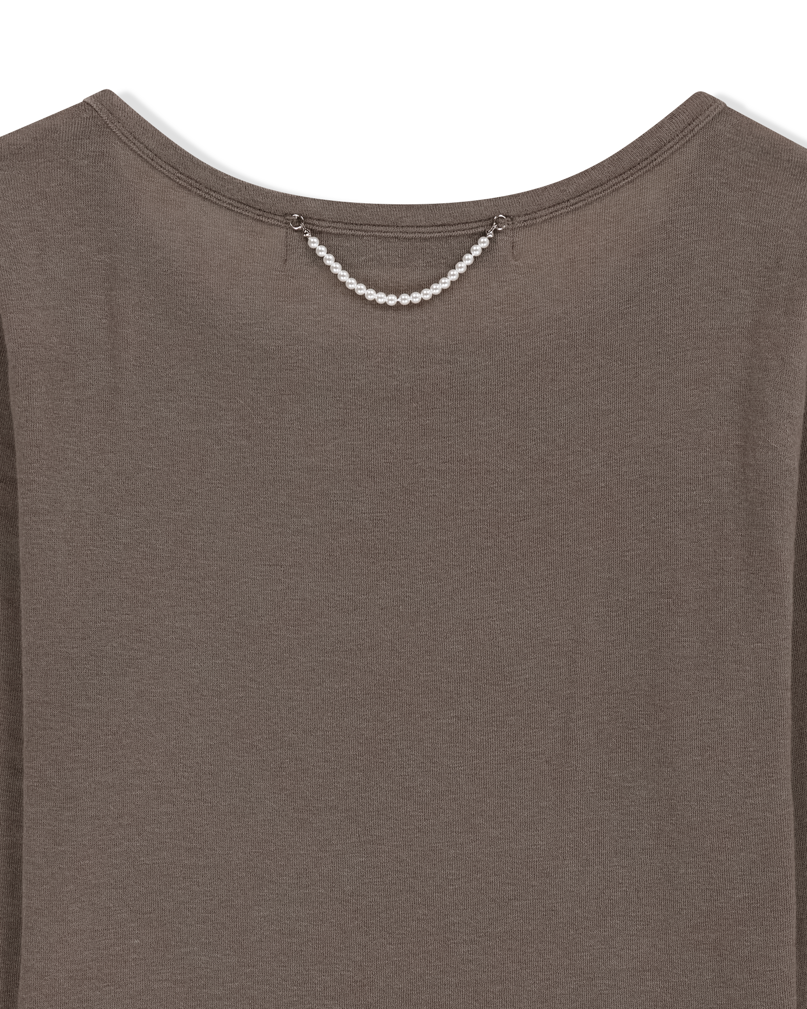 Kimhe Kim - Julia Layered Long Sleeve (Brown) product image 10 | TRAB K-Fashion Australia