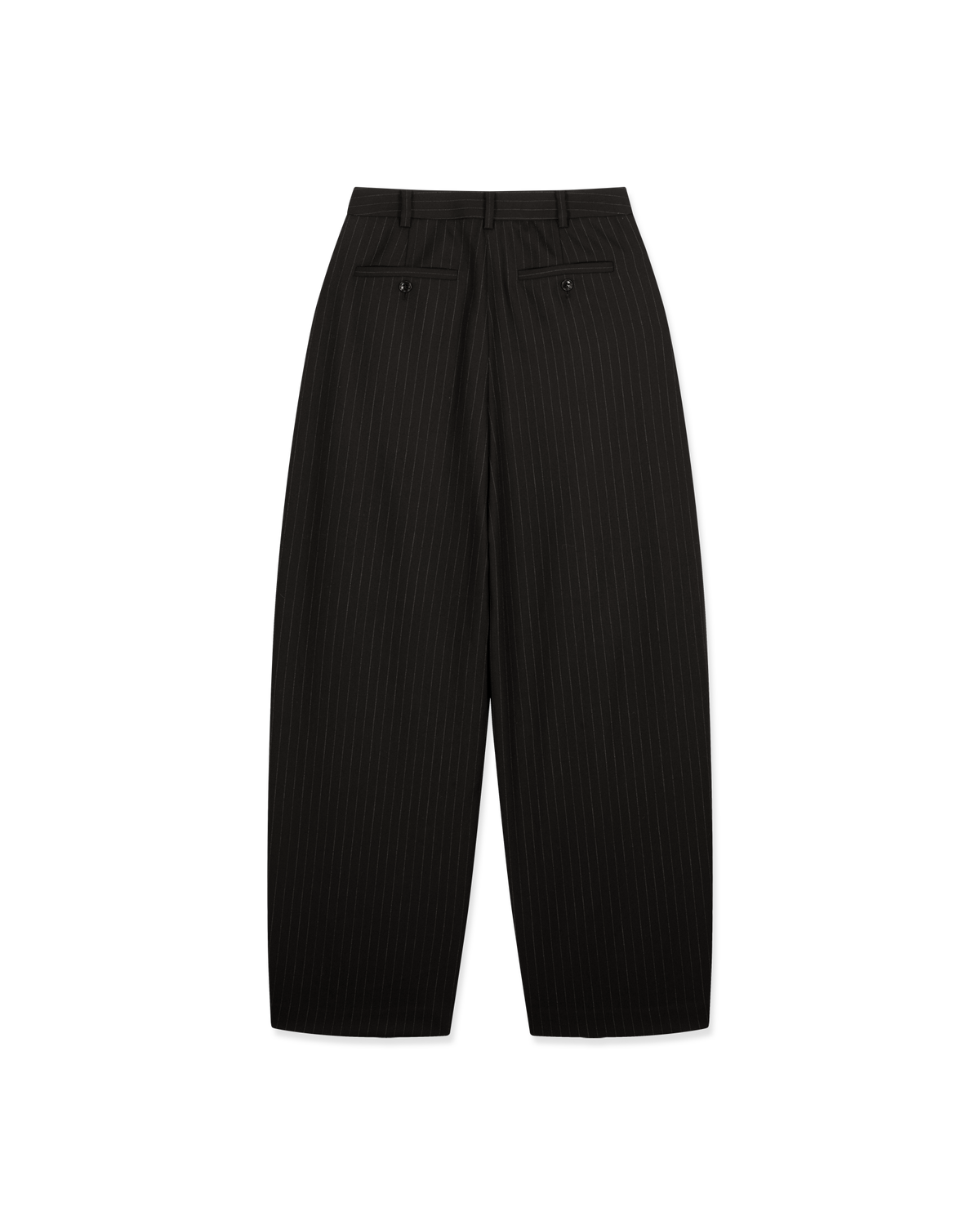 Kimhe Kim - Alex Striped Pintuck Pants (Black) product image 7 | TRAB K-Fashion Australia