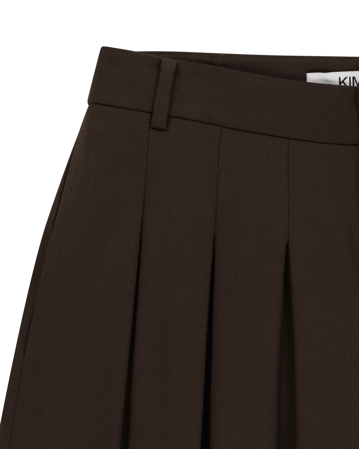 Kimhe Kim - Alex Pintuck Pants (Brown) product image 9 | TRAB K-Fashion Australia