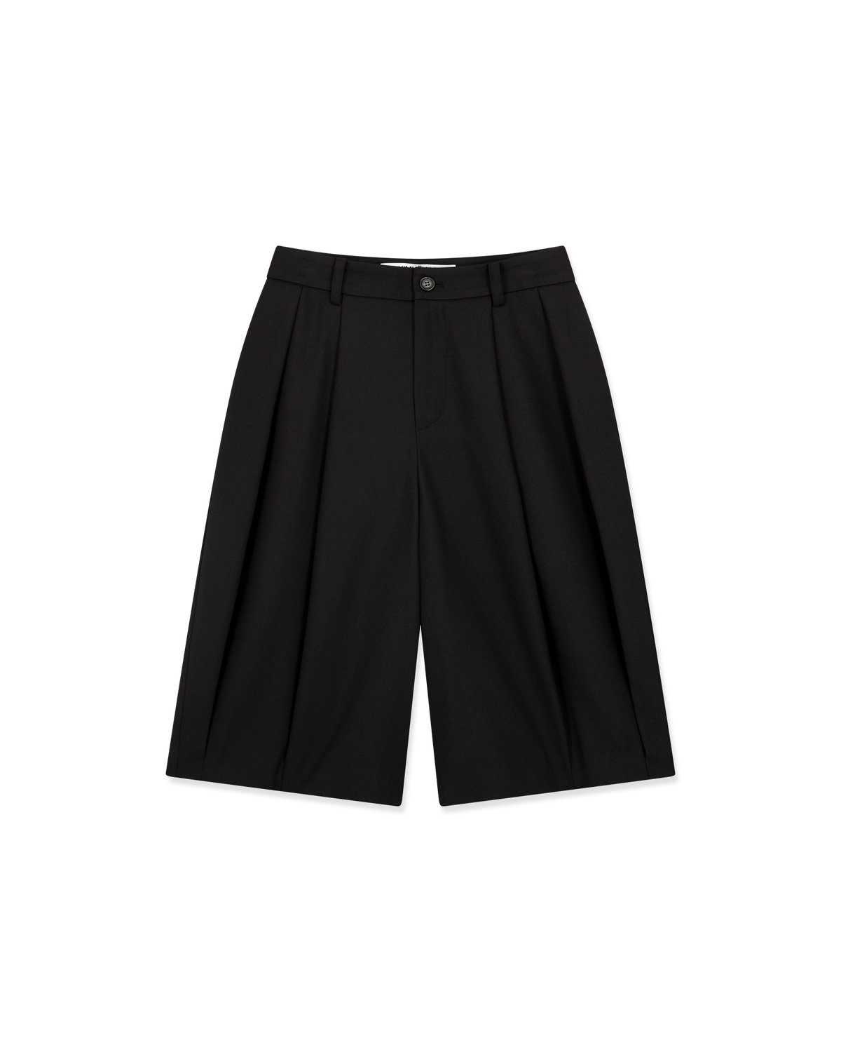 Kimhe Kim - Wool-Blended Alex Bermuda Pants (Black) product image 6 | TRAB K-Fashion Australia