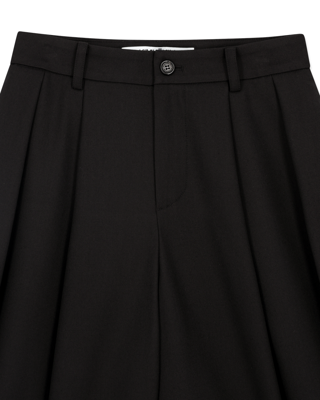 Kimhe Kim - Wool-Blended Alex Bermuda Pants (Black) product image 8 | TRAB K-Fashion Australia