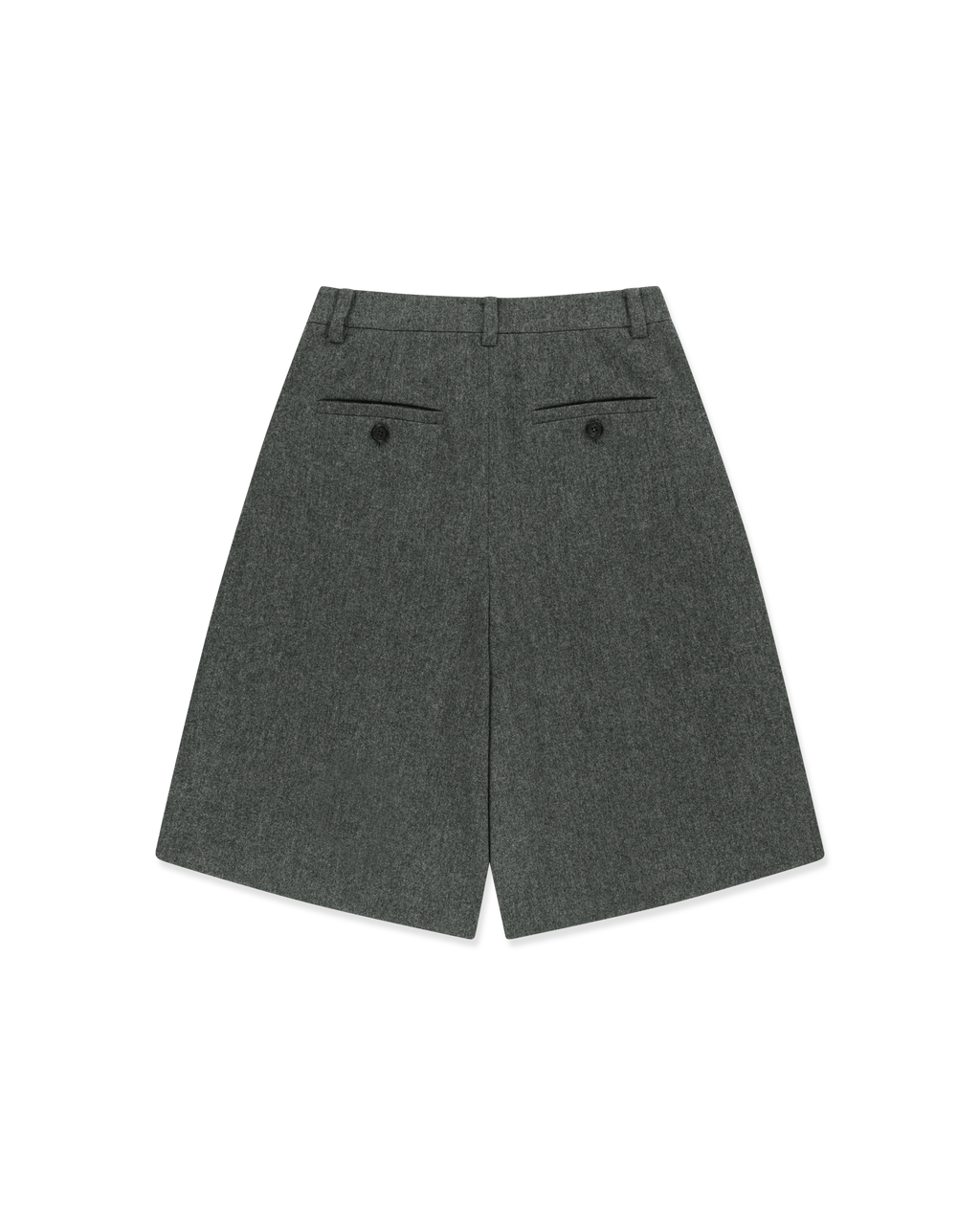 Kimhe Kim - Wool-Blended Alex Bermuda Pants (Charcoal) product image 7 | TRAB K-Fashion Australia