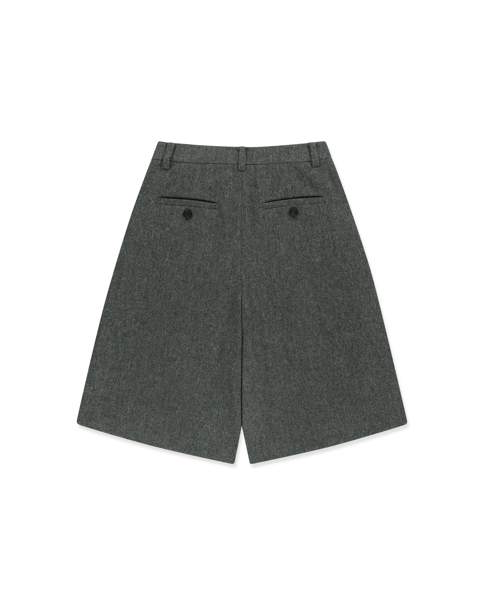 Kimhe Kim - Wool-Blended Alex Bermuda Pants (Charcoal) product image 7 | TRAB K-Fashion Australia