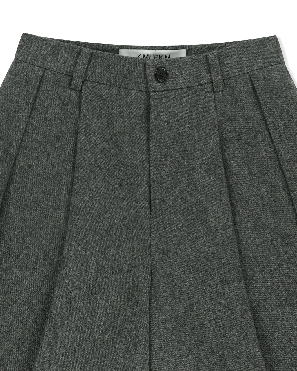 Kimhe Kim - Wool-Blended Alex Bermuda Pants (Charcoal) product image 8 | TRAB K-Fashion Australia
